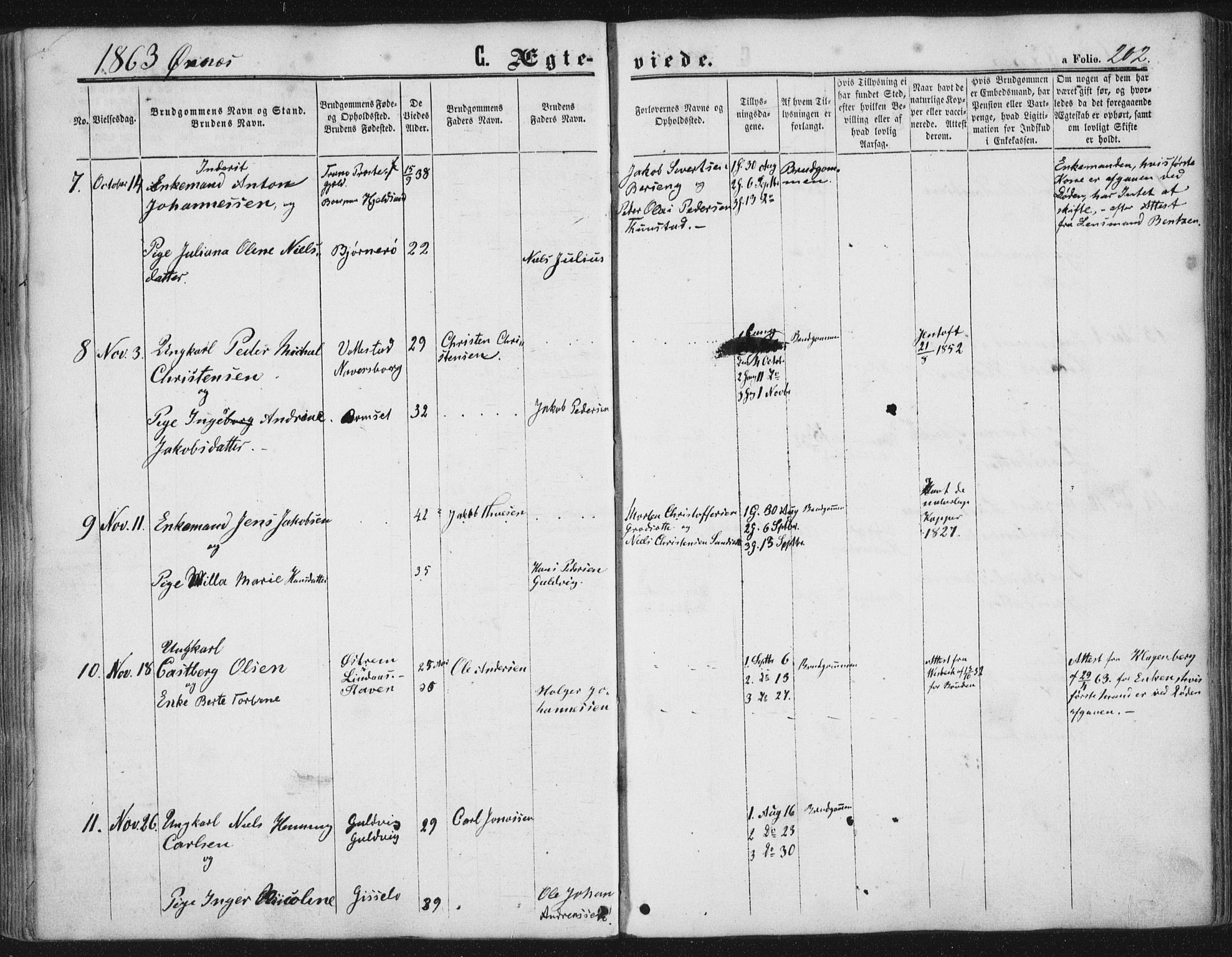 Ministerialprotokoller, klokkerbøker og fødselsregistre - Nordland, AV/SAT-A-1459/893/L1333: Ministerialbok nr. 893A06, 1858-1866, s. 202