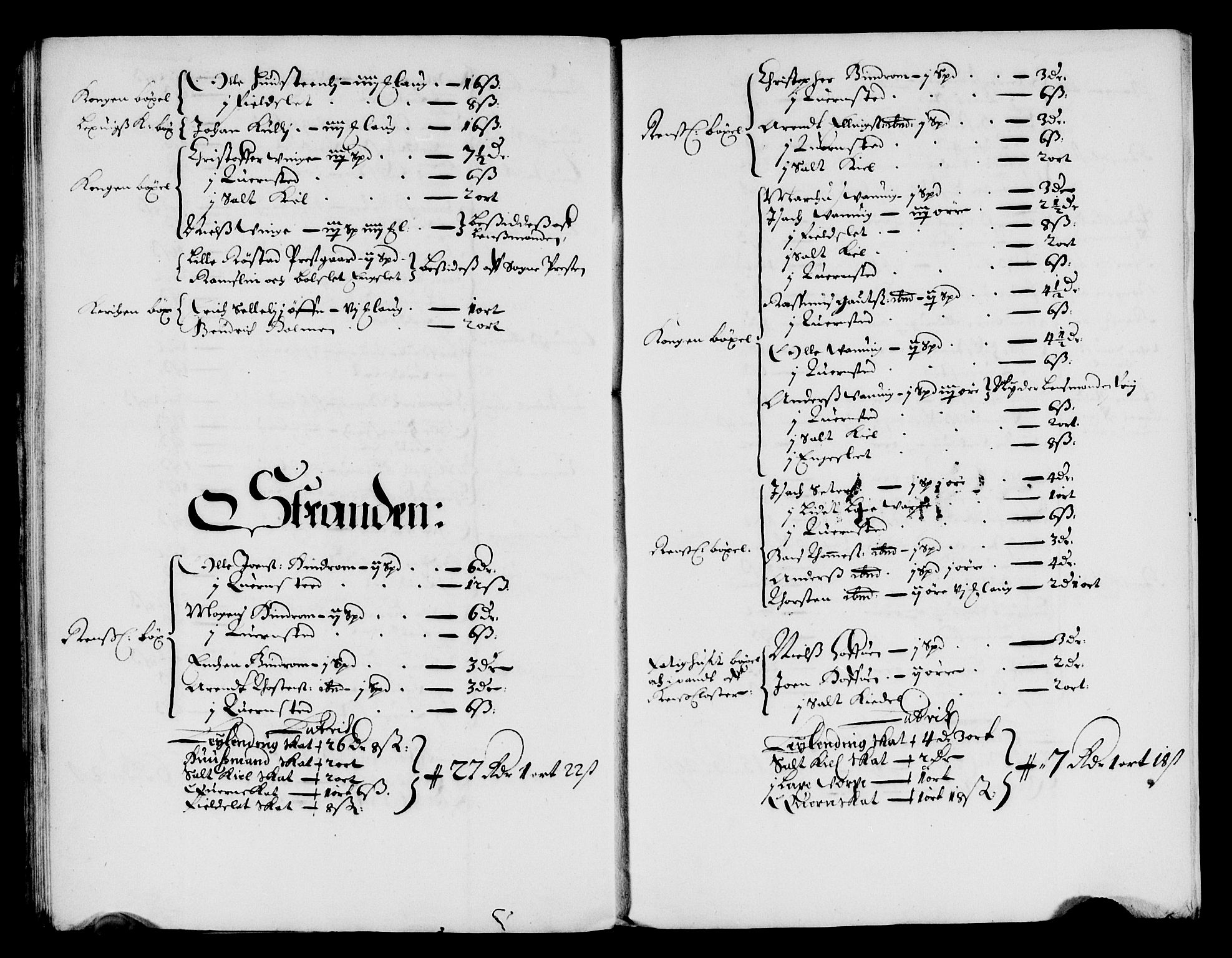 Rentekammeret inntil 1814, Reviderte regnskaper, Lensregnskaper, AV/RA-EA-5023/R/Rb/Rbw/L0147: Trondheim len, 1661