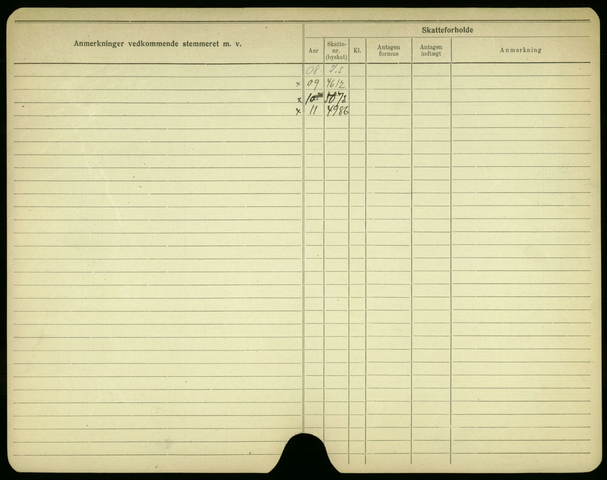 Oslo folkeregister, Registerkort, SAO/A-11715/F/Fa/Fac/L0002: Menn, 1906-1914, s. 575b