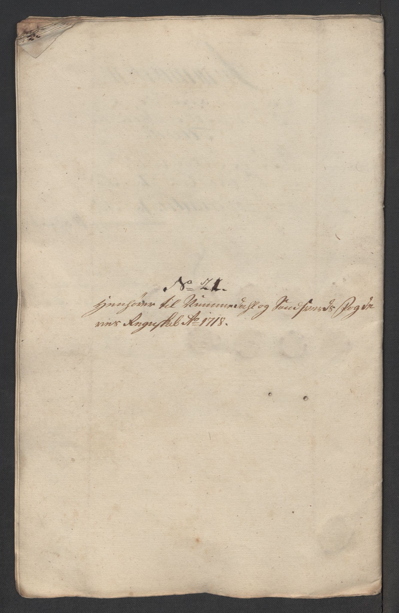 Rentekammeret inntil 1814, Reviderte regnskaper, Fogderegnskap, RA/EA-4092/R24/L1594: Fogderegnskap Numedal og Sandsvær, 1718, s. 365