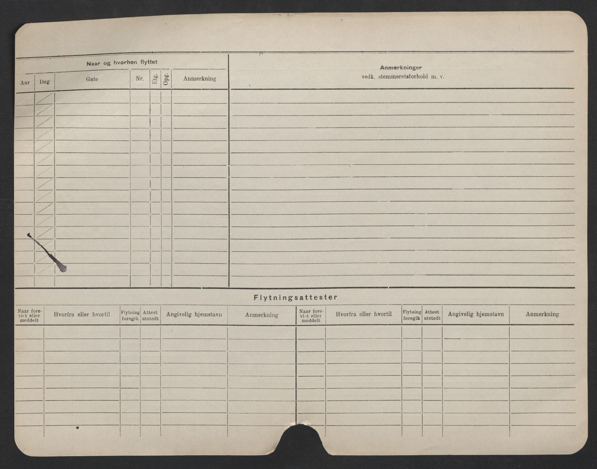Oslo folkeregister, Registerkort, SAO/A-11715/F/Fa/Fac/L0006: Menn, 1906-1914, s. 1226b