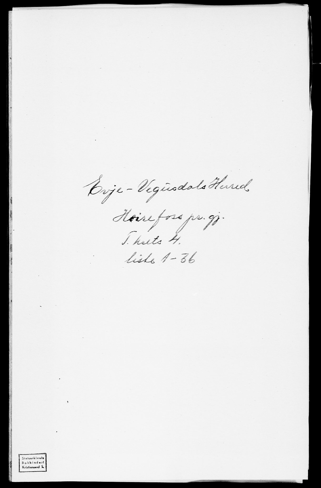 SAK, Folketelling 1875 for 0933P Herefoss prestegjeld, 1875, s. 313