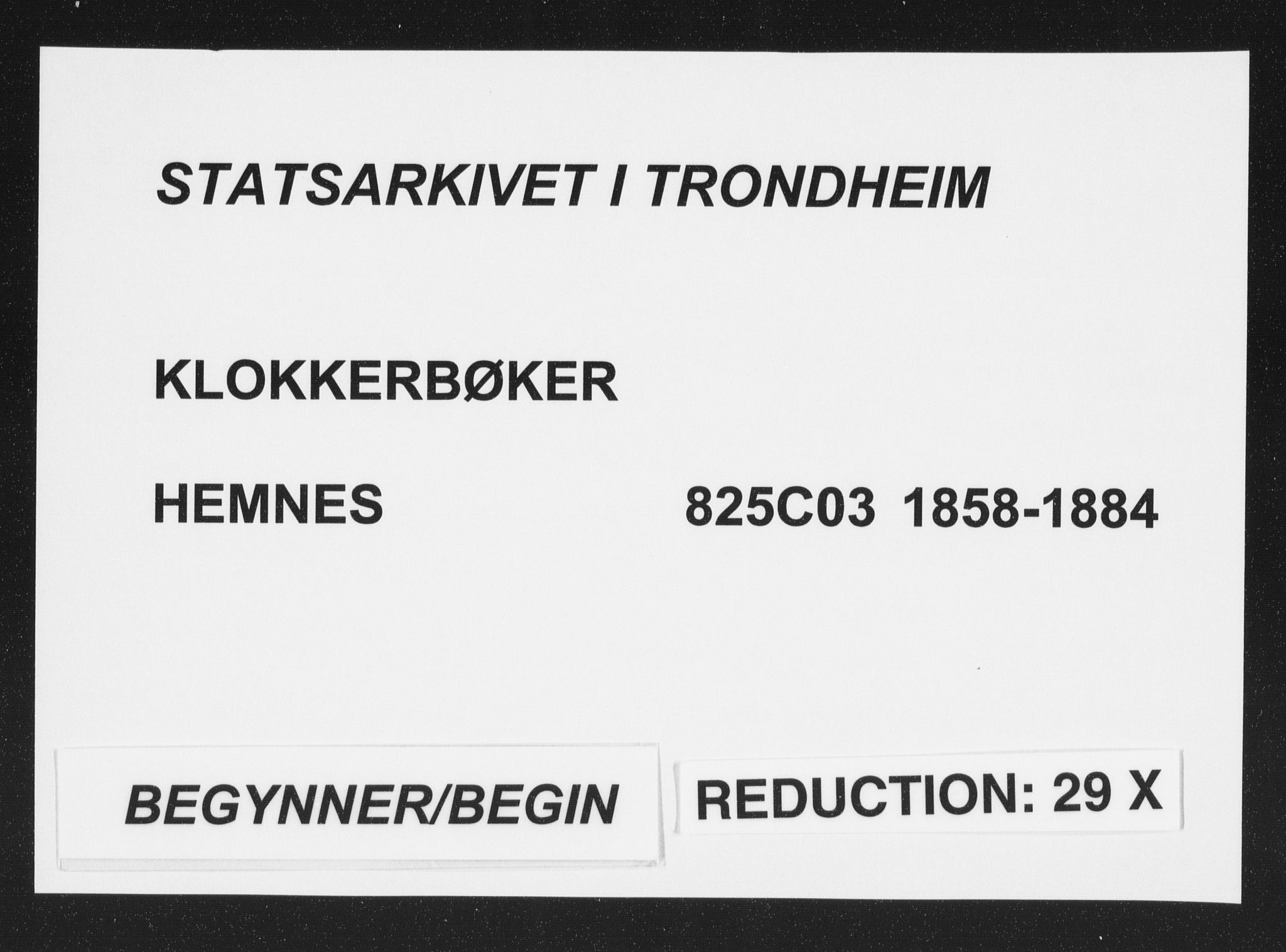 Ministerialprotokoller, klokkerbøker og fødselsregistre - Nordland, AV/SAT-A-1459/825/L0366: Klokkerbok nr. 825C03, 1858-1884