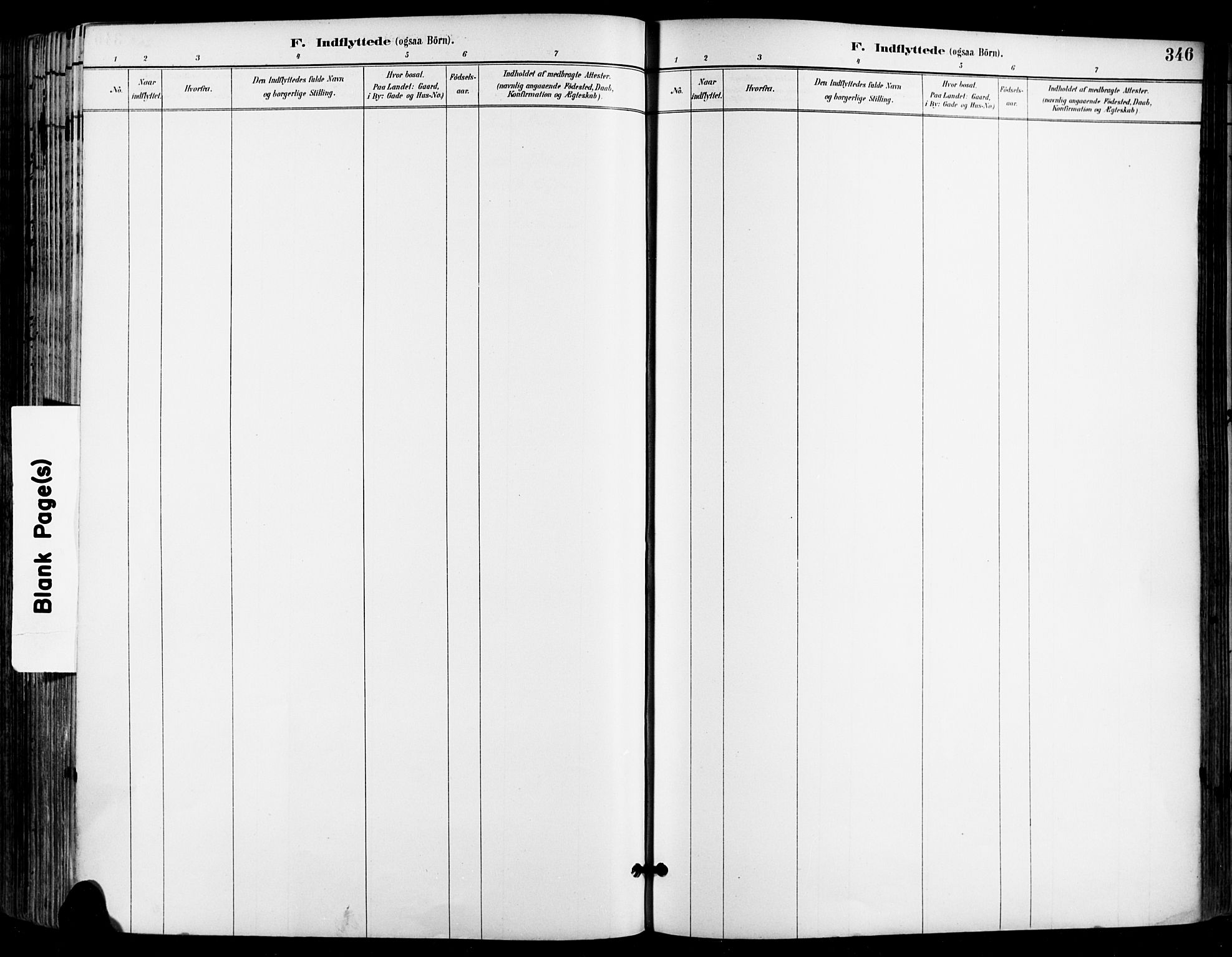 Sande Kirkebøker, SAKO/A-53/F/Fa/L0007: Ministerialbok nr. 7, 1888-1903, s. 346