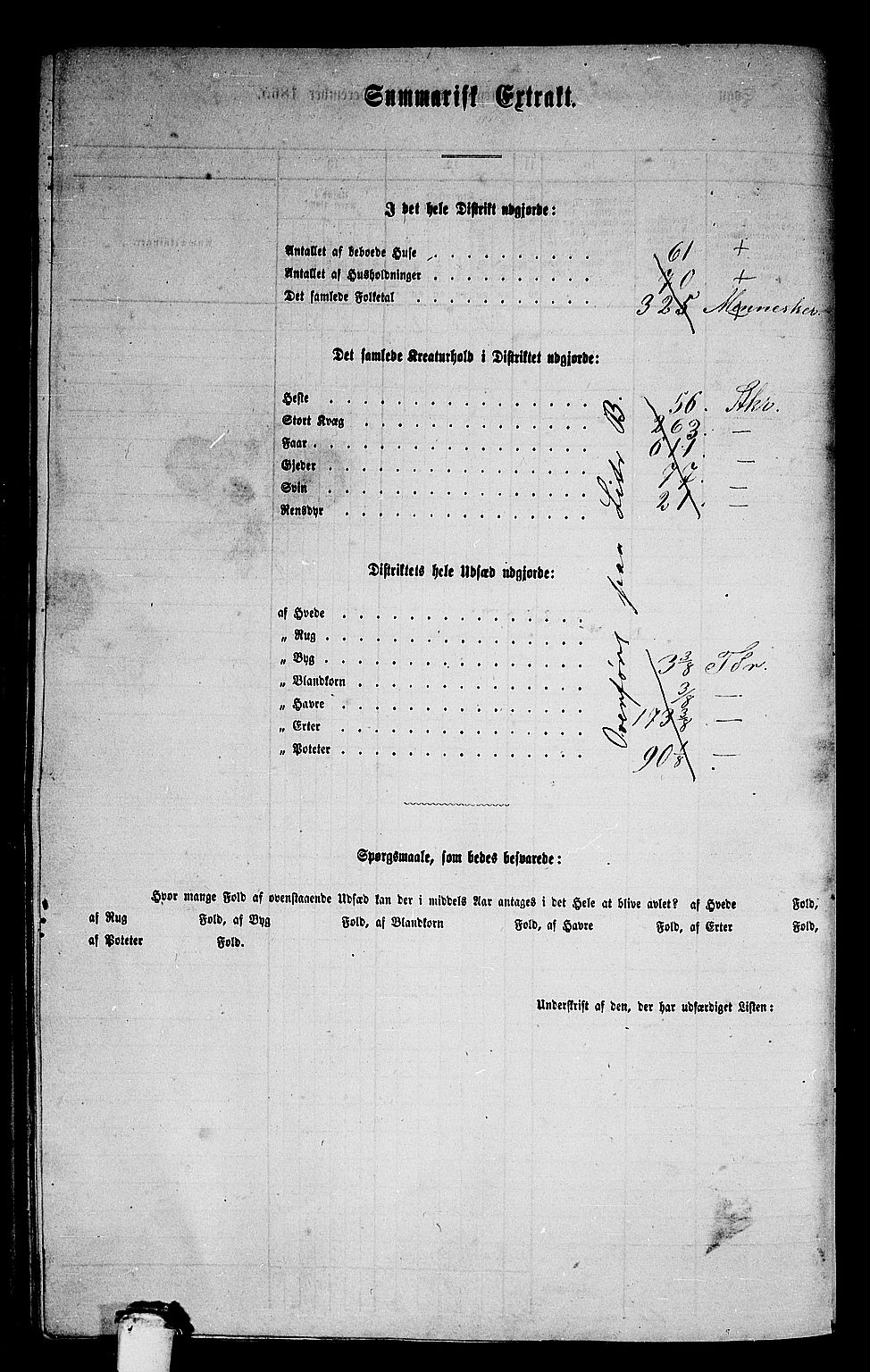 RA, Folketelling 1865 for 1560P Tingvoll prestegjeld, 1865, s. 221