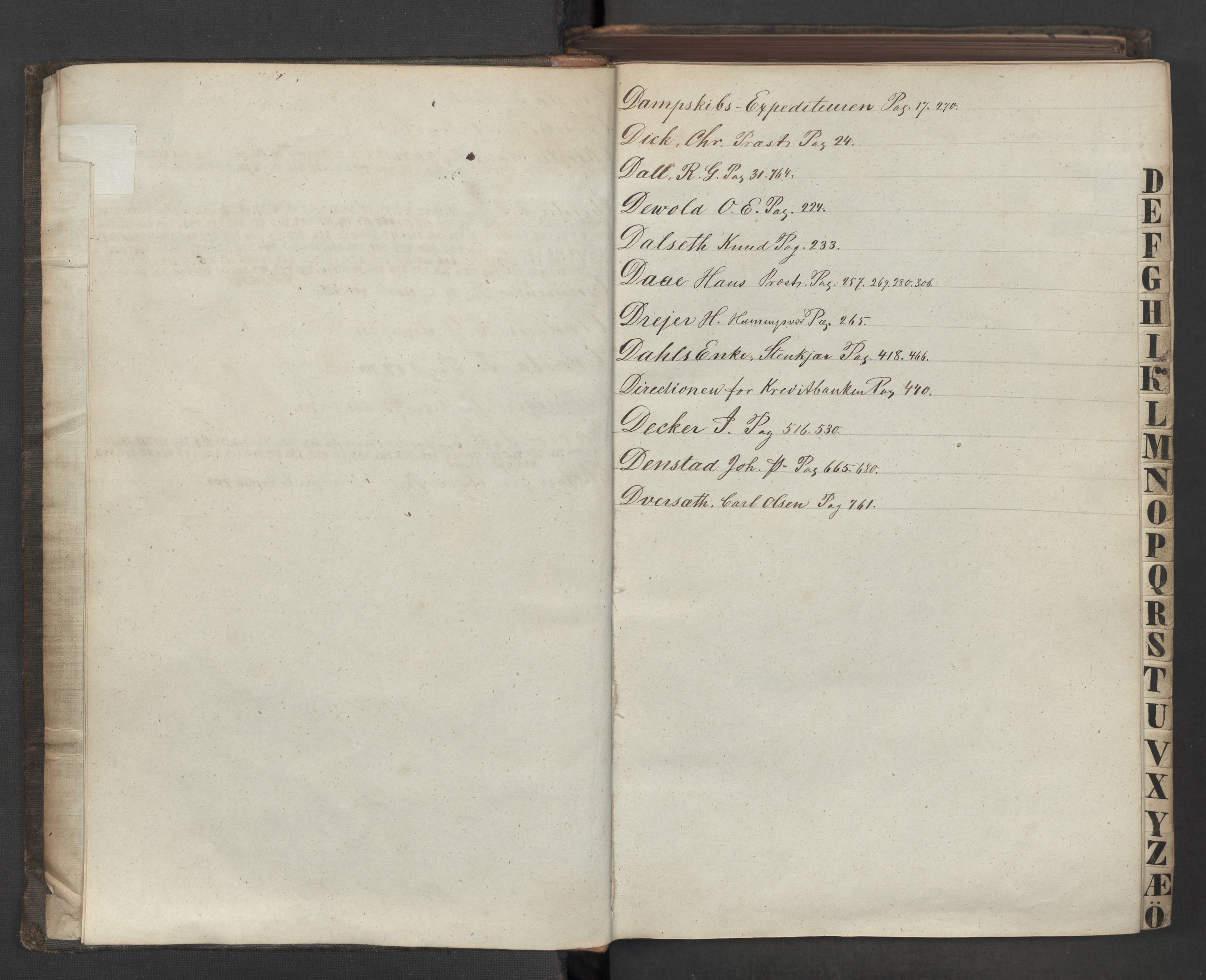 Hoë, Herman & Co, AV/SAT-PA-0280/11/L0037: Kopibok, innenlandsk, 1855-1860