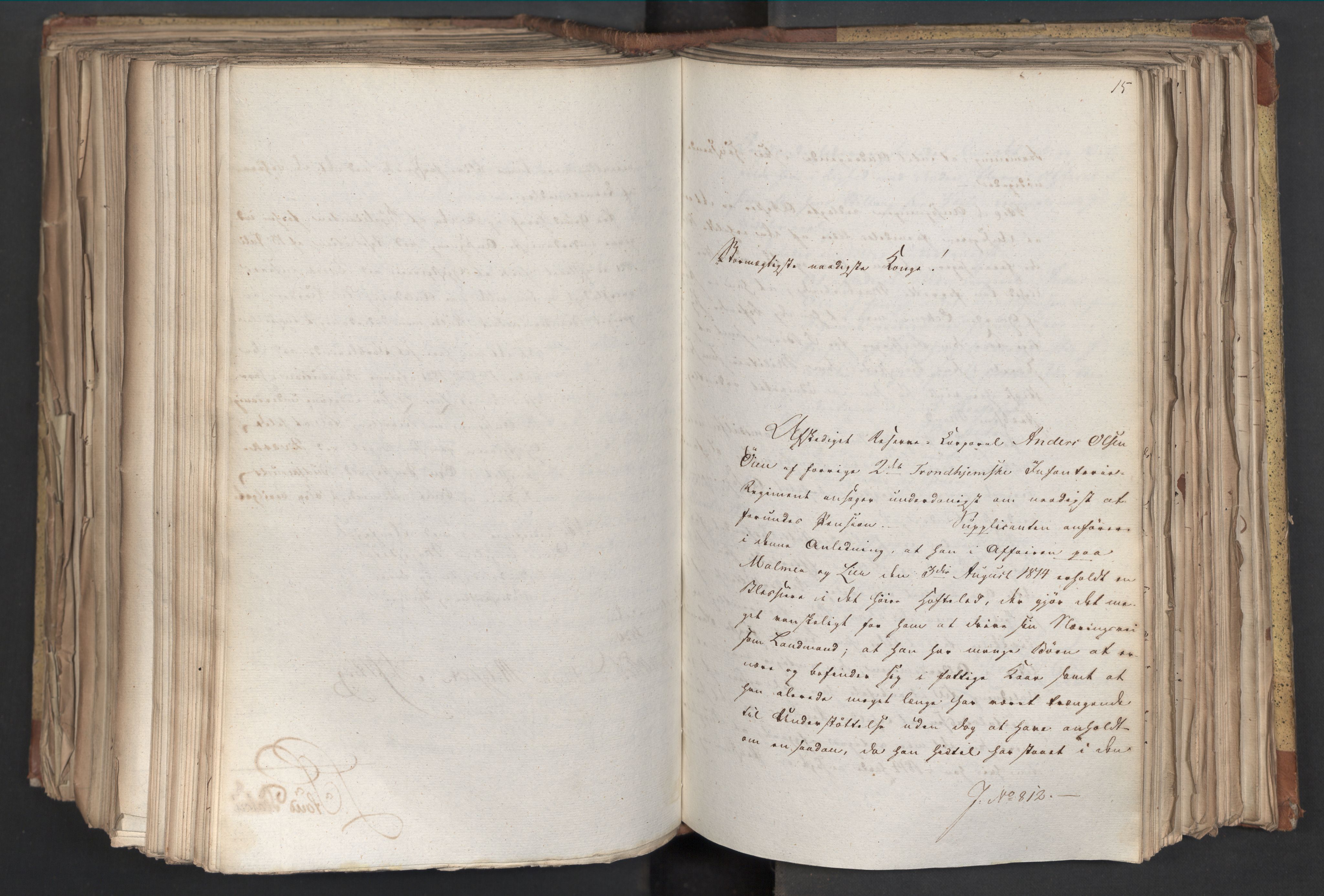 Statsrådsavdelingen i Stockholm, AV/RA-S-1003/D/Da/L0068: Regjeringsinnstillinger nr. 660-876, 1830, s. 521