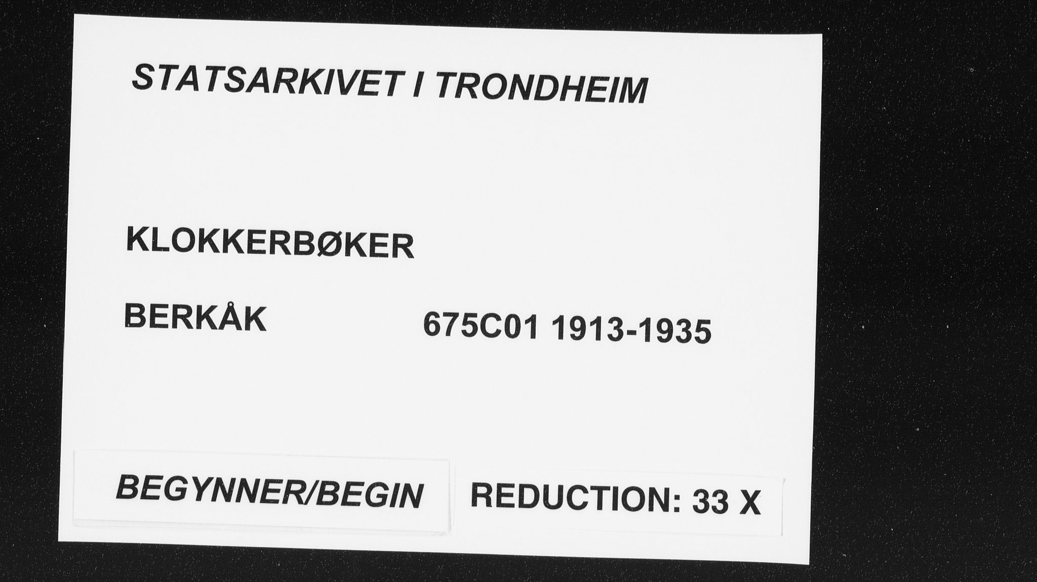 Ministerialprotokoller, klokkerbøker og fødselsregistre - Sør-Trøndelag, AV/SAT-A-1456/675/L0888: Klokkerbok nr. 675C01, 1913-1935