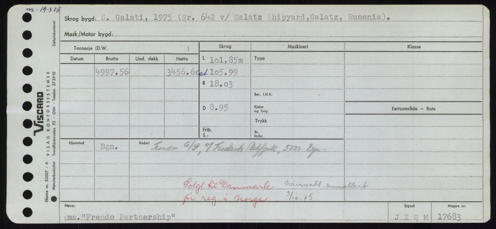 Sjøfartsdirektoratet med forløpere, Skipsmålingen, RA/S-1627/H/Hd/L0011: Fartøy, Fla-Får, s. 395