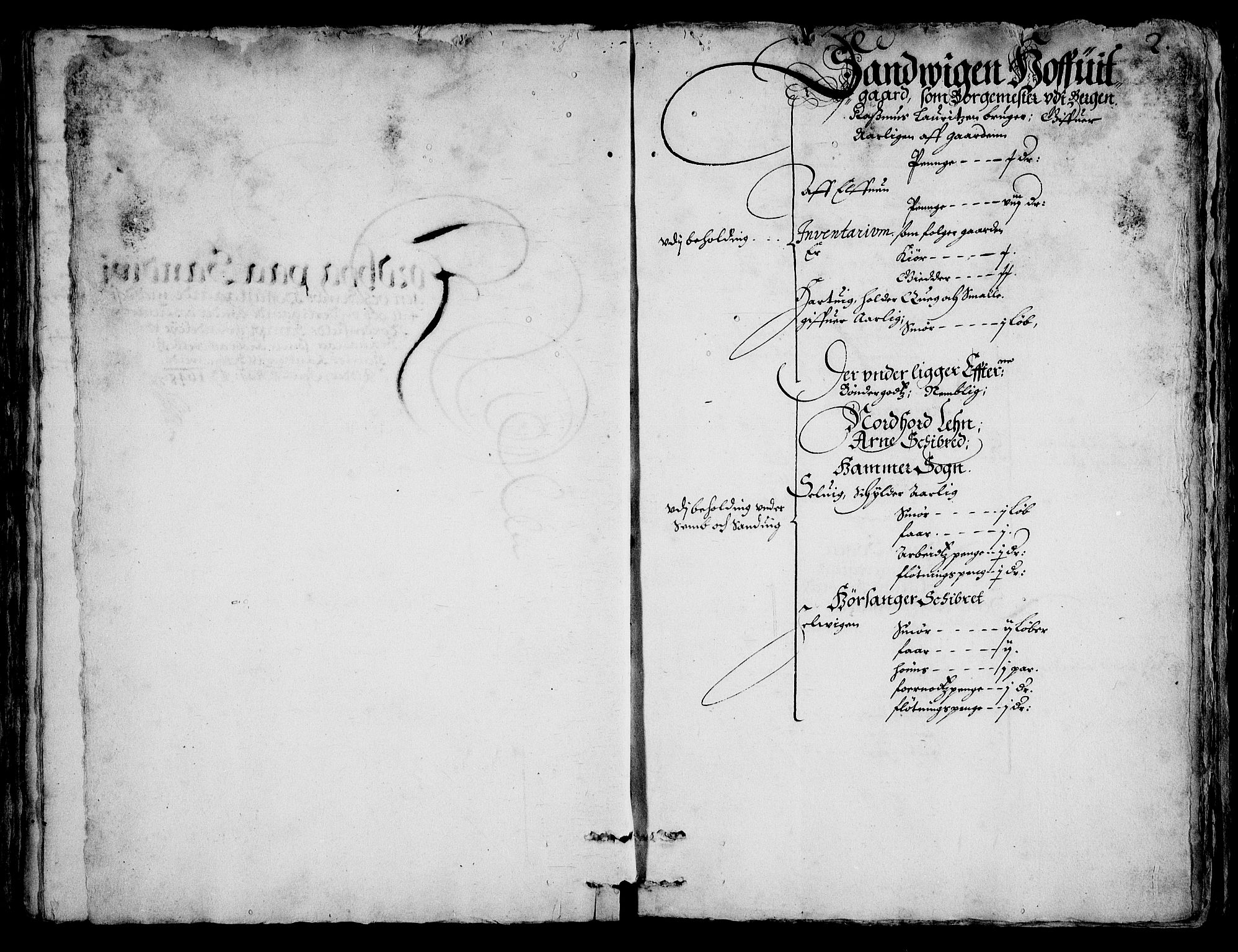 Rentekammeret inntil 1814, Realistisk ordnet avdeling, AV/RA-EA-4070/On/L0001/0002: Statens gods / [Jj 2]: Jordebok og forklaring over atkomstene til Hannibal Sehesteds gods, 1651, s. 1001b-1002a