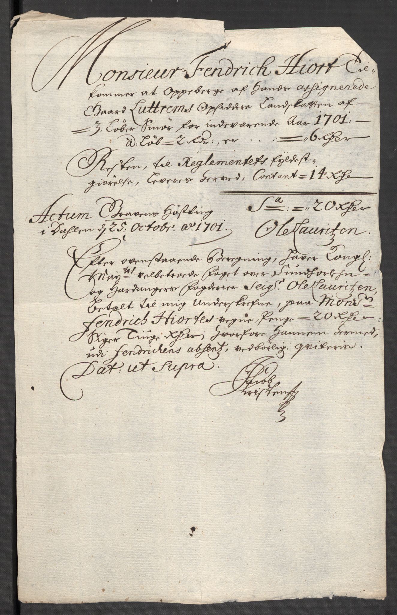 Rentekammeret inntil 1814, Reviderte regnskaper, Fogderegnskap, AV/RA-EA-4092/R48/L2979: Fogderegnskap Sunnhordland og Hardanger, 1700-1701, s. 493