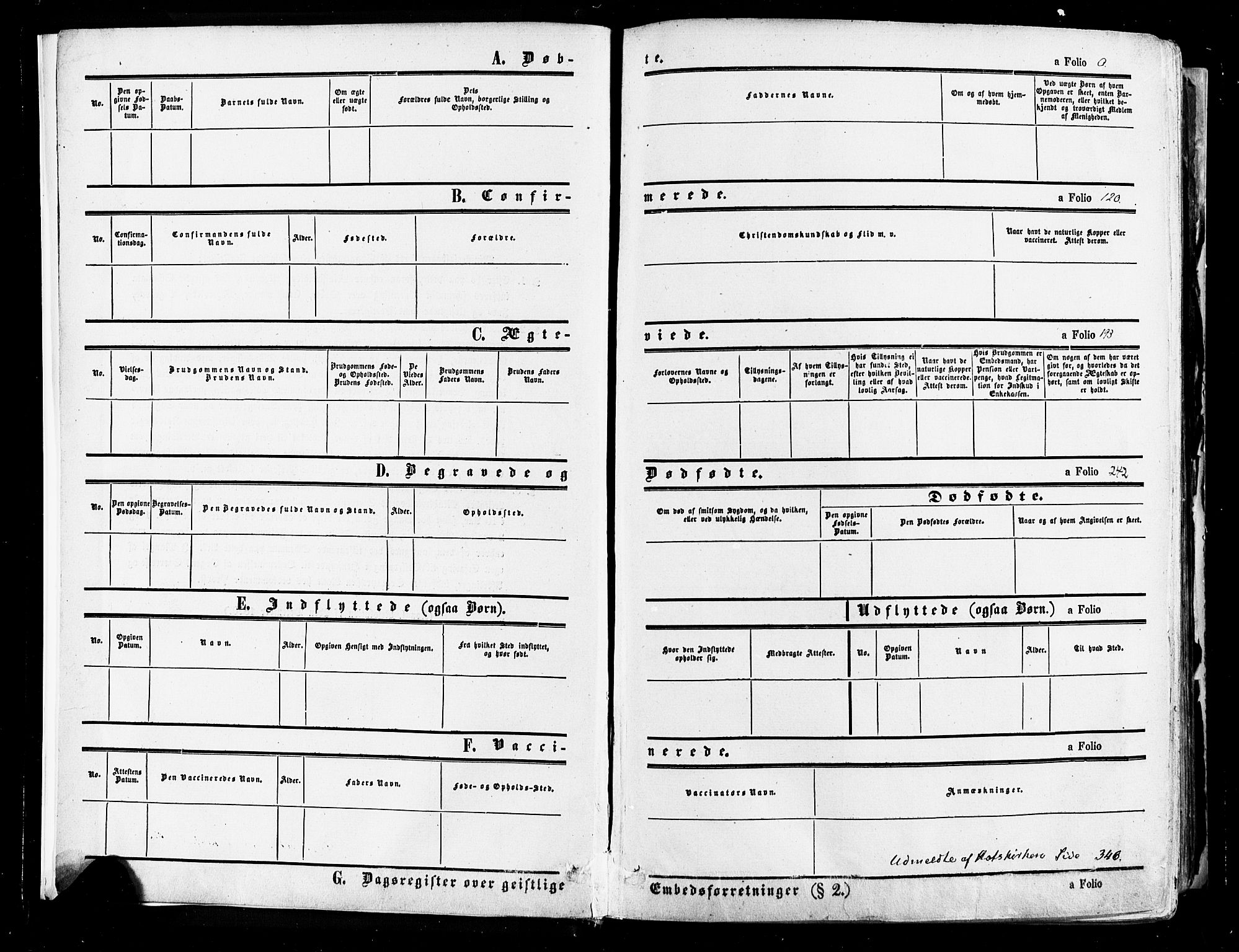 Aurskog prestekontor Kirkebøker, SAO/A-10304a/F/Fa/L0007: Ministerialbok nr. I 7, 1854-1877