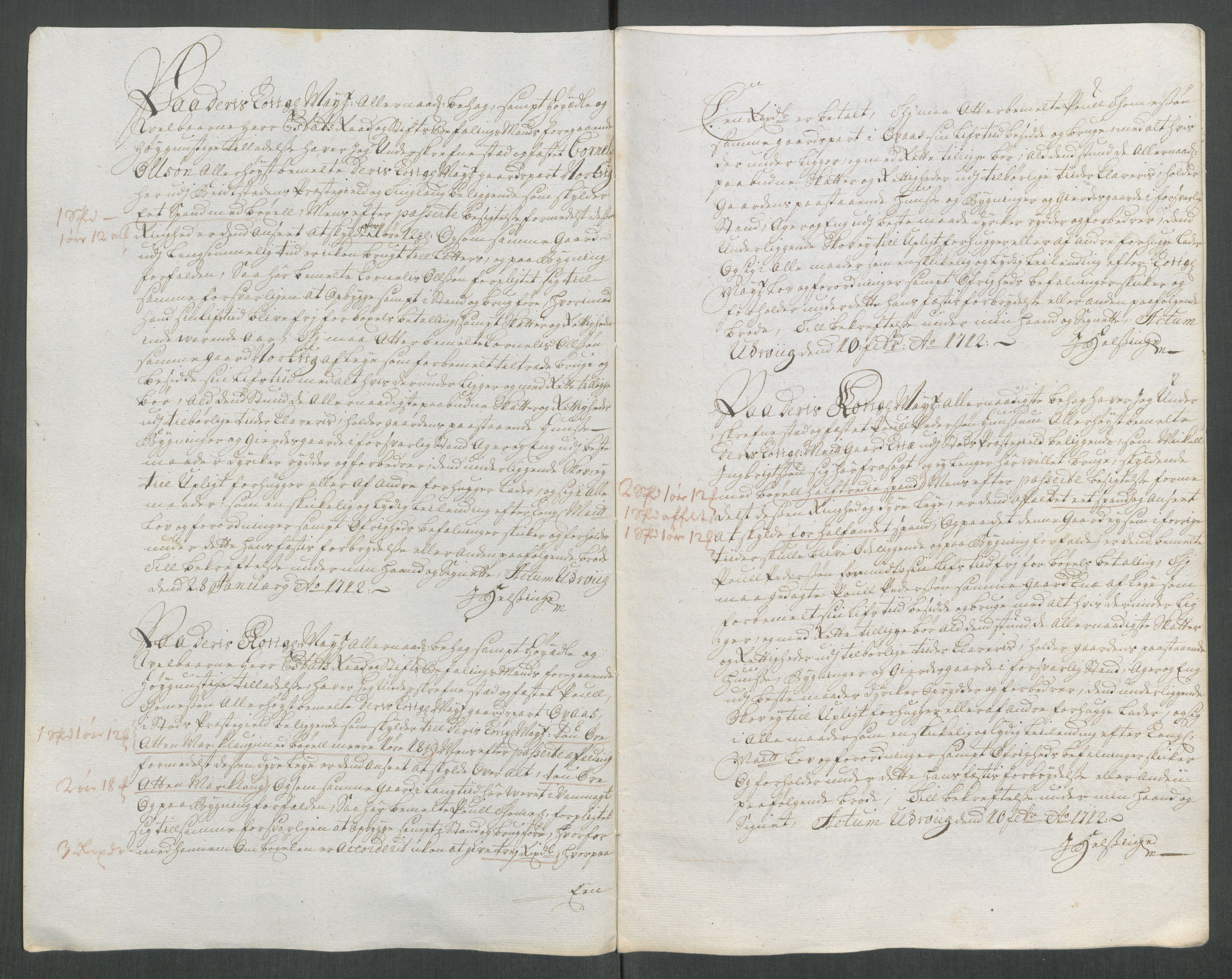 Rentekammeret inntil 1814, Reviderte regnskaper, Fogderegnskap, RA/EA-4092/R63/L4320: Fogderegnskap Inderøy, 1712, s. 198