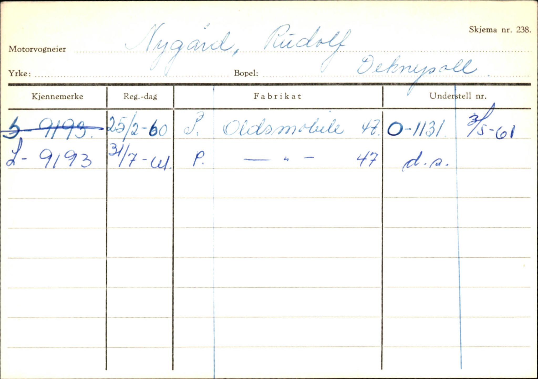 Statens vegvesen, Sogn og Fjordane vegkontor, SAB/A-5301/4/F/L0144: Registerkort Vågsøy A-R, 1945-1975, s. 2128