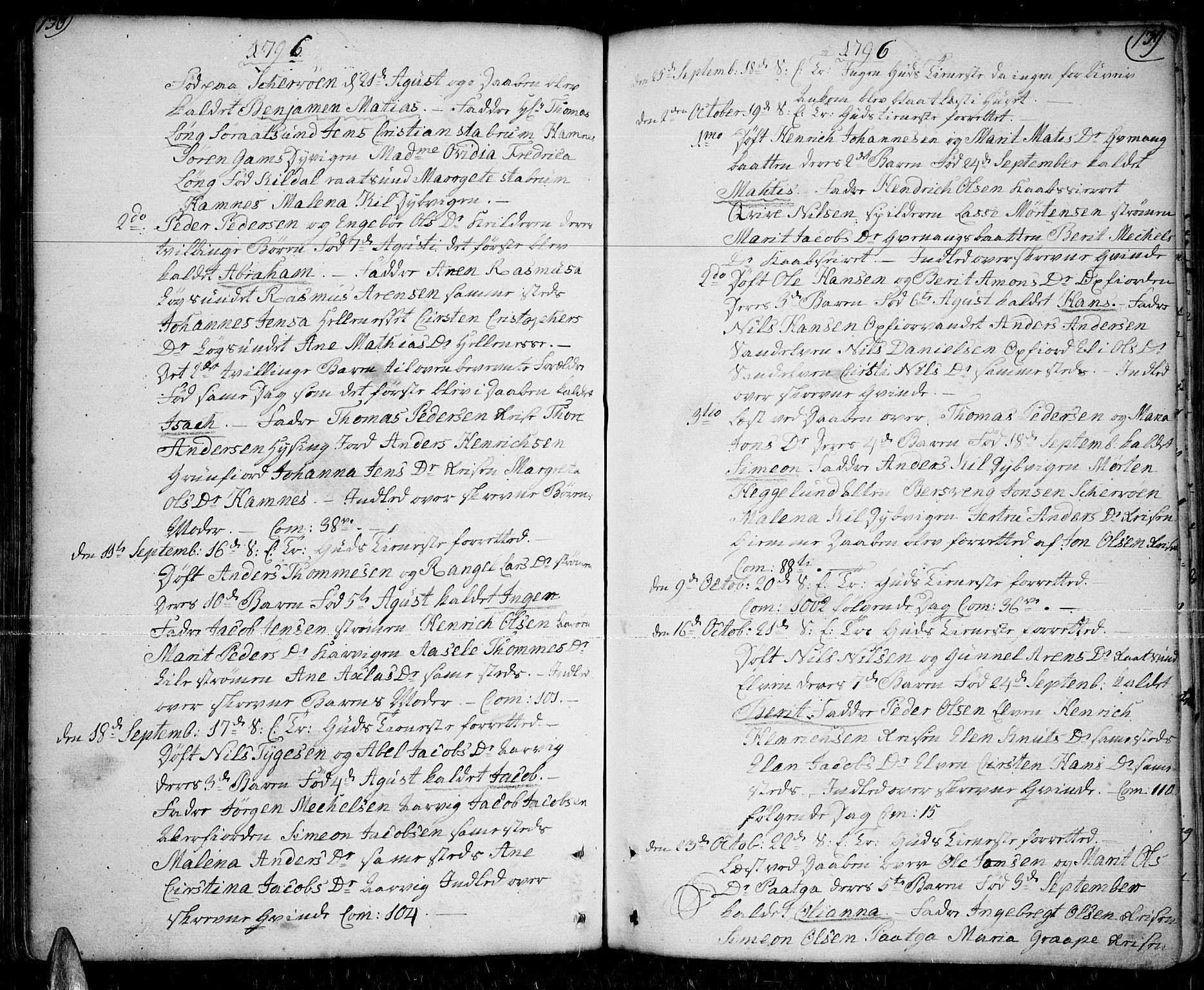 Skjervøy sokneprestkontor, SATØ/S-1300/H/Ha/Haa/L0002kirke: Ministerialbok nr. 2, 1781-1817, s. 138-139
