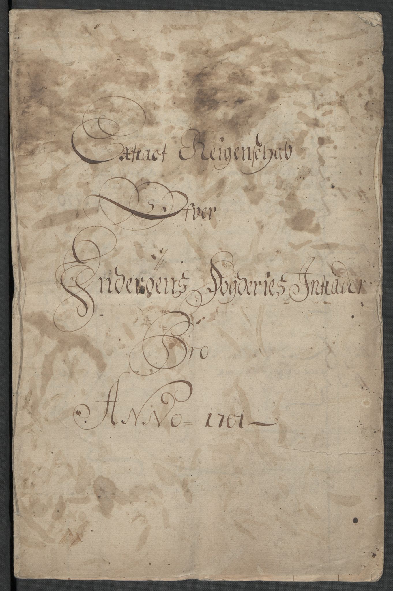 Rentekammeret inntil 1814, Reviderte regnskaper, Fogderegnskap, RA/EA-4092/R63/L4312: Fogderegnskap Inderøy, 1701-1702, s. 4