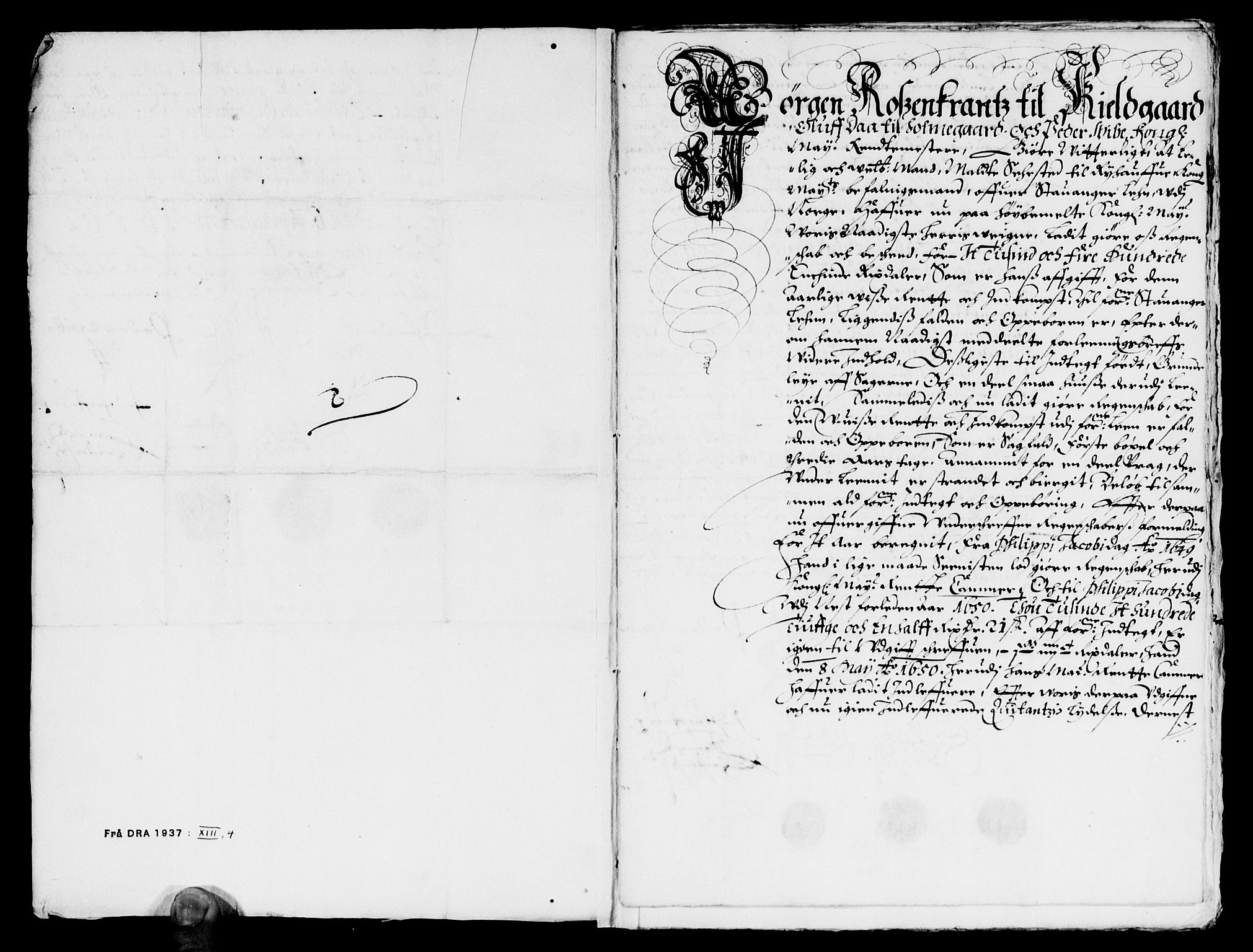 Rentekammeret inntil 1814, Reviderte regnskaper, Lensregnskaper, AV/RA-EA-5023/R/Rb/Rbs/L0035: Stavanger len, 1648-1655