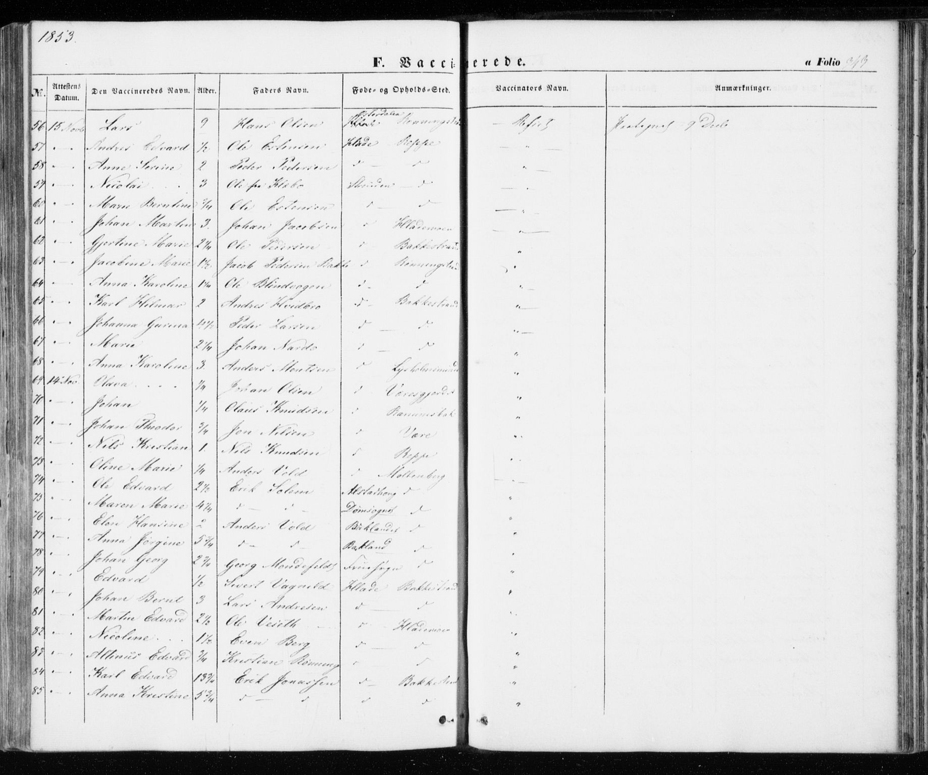 Ministerialprotokoller, klokkerbøker og fødselsregistre - Sør-Trøndelag, AV/SAT-A-1456/606/L0291: Ministerialbok nr. 606A06, 1848-1856, s. 343