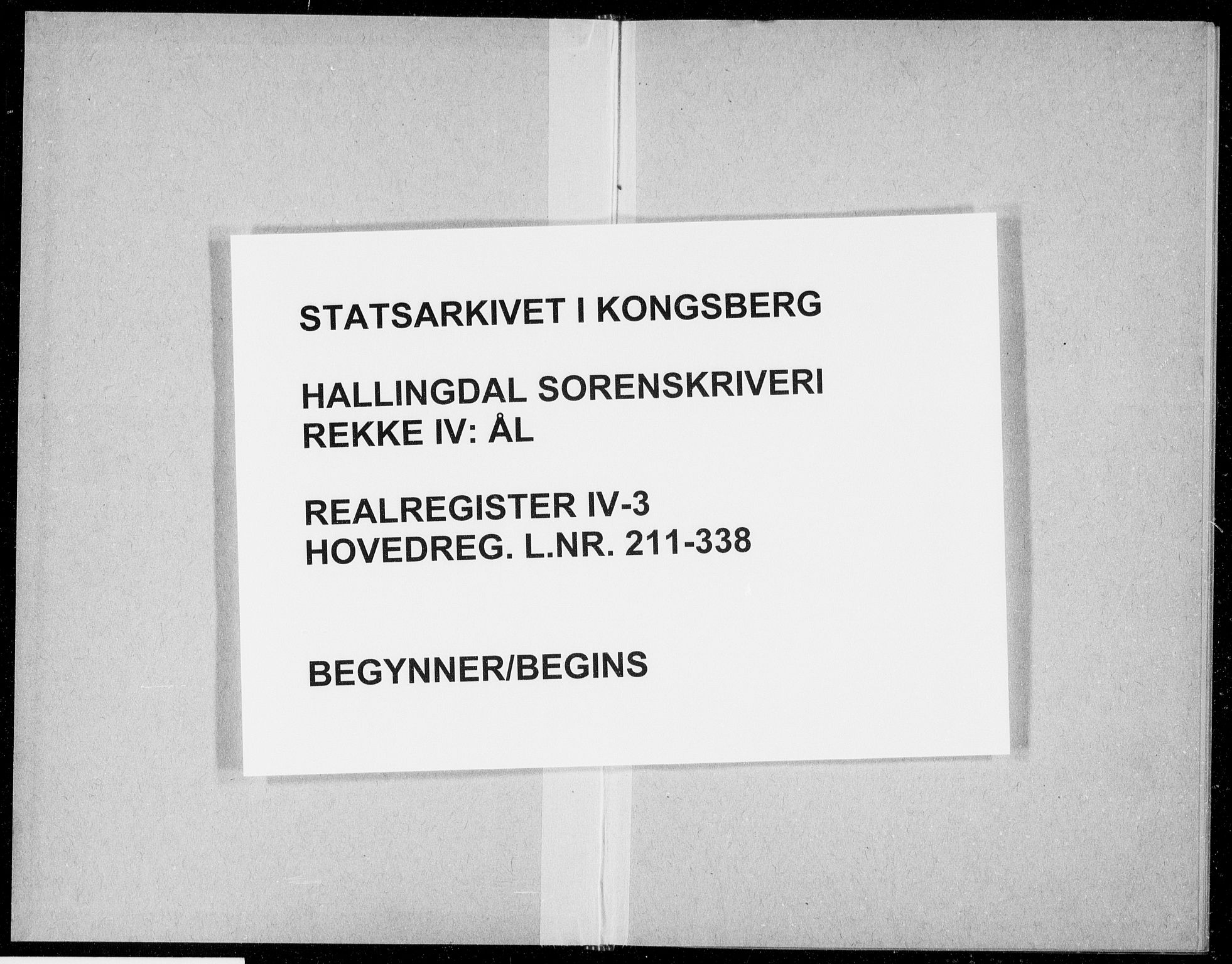 Hallingdal sorenskriveri, SAKO/A-121/G/Gb/Gbd/L0003: Panteregister nr. IV 3