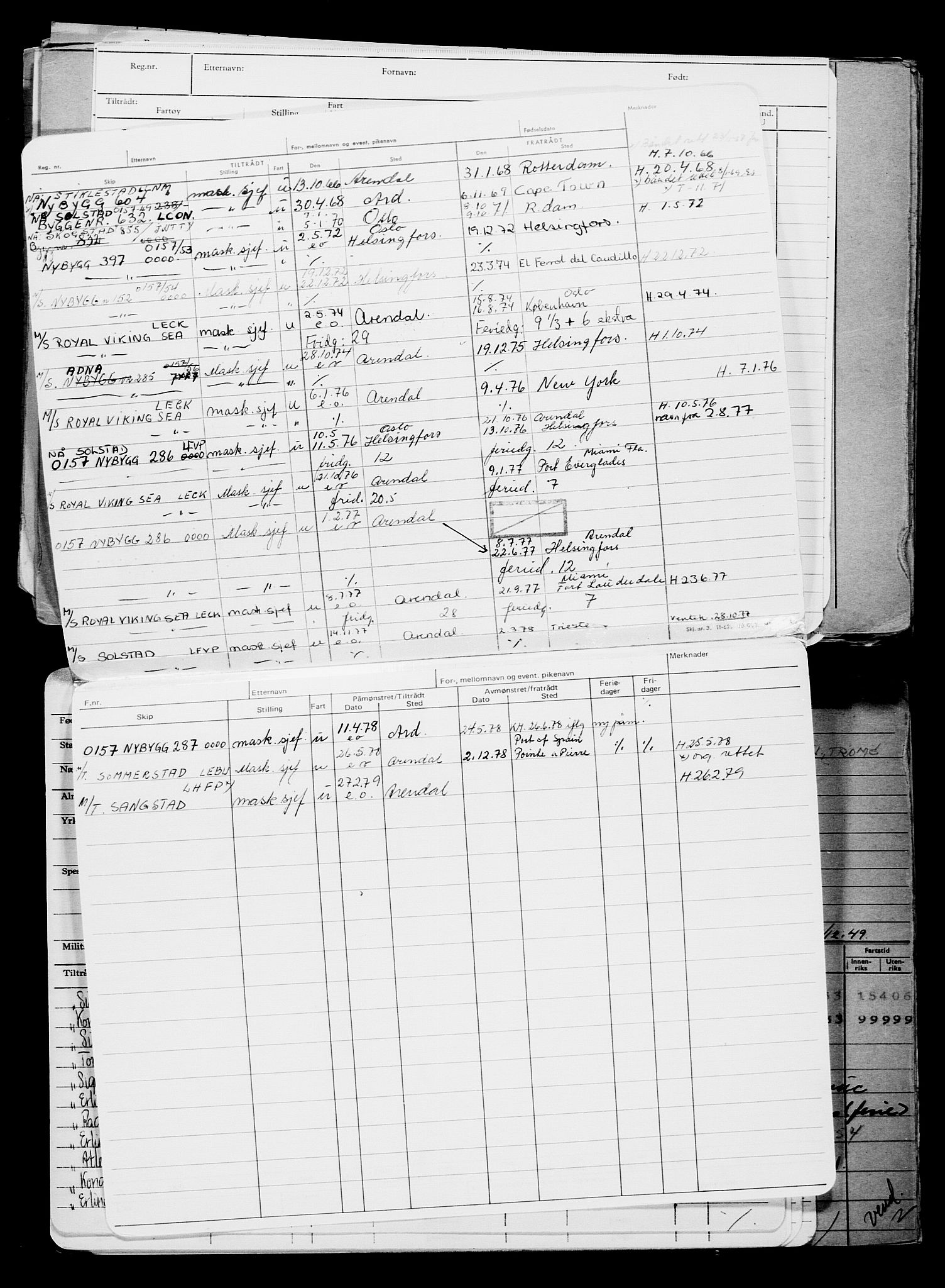 Direktoratet for sjømenn, AV/RA-S-3545/G/Gb/L0198: Hovedkort, 1921, s. 33
