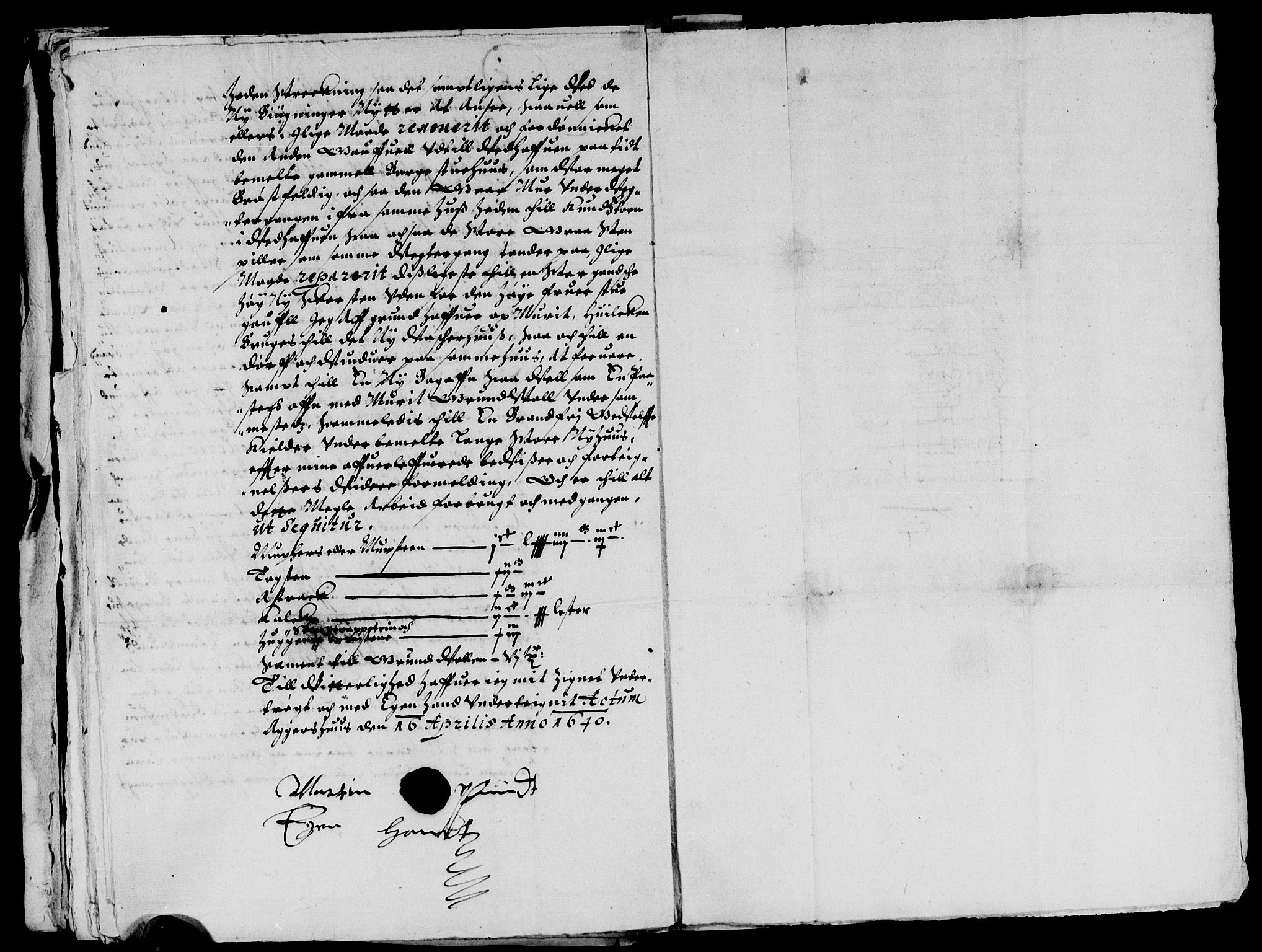 Rentekammeret inntil 1814, Reviderte regnskaper, Lensregnskaper, AV/RA-EA-5023/R/Rb/Rba/L0148: Akershus len, 1639-1640