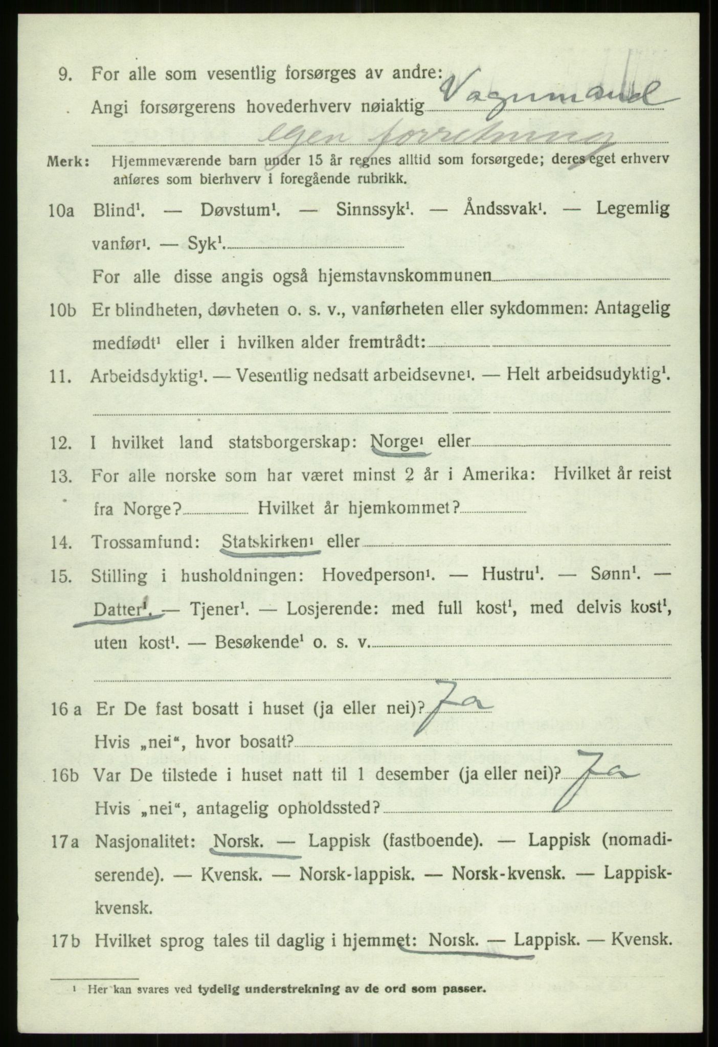 SATØ, Folketelling 1920 for 1934 Tromsøysund herred, 1920, s. 14233