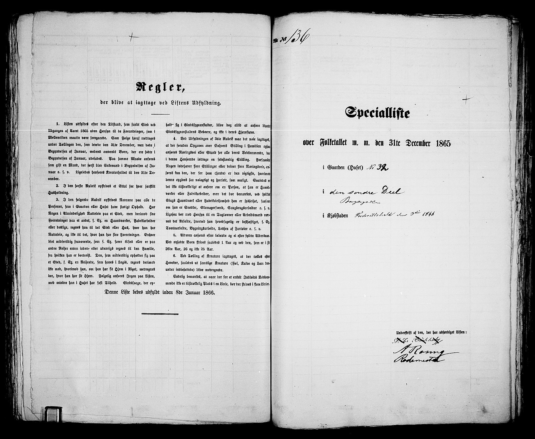 RA, Folketelling 1865 for 0101P Fredrikshald prestegjeld, 1865, s. 285