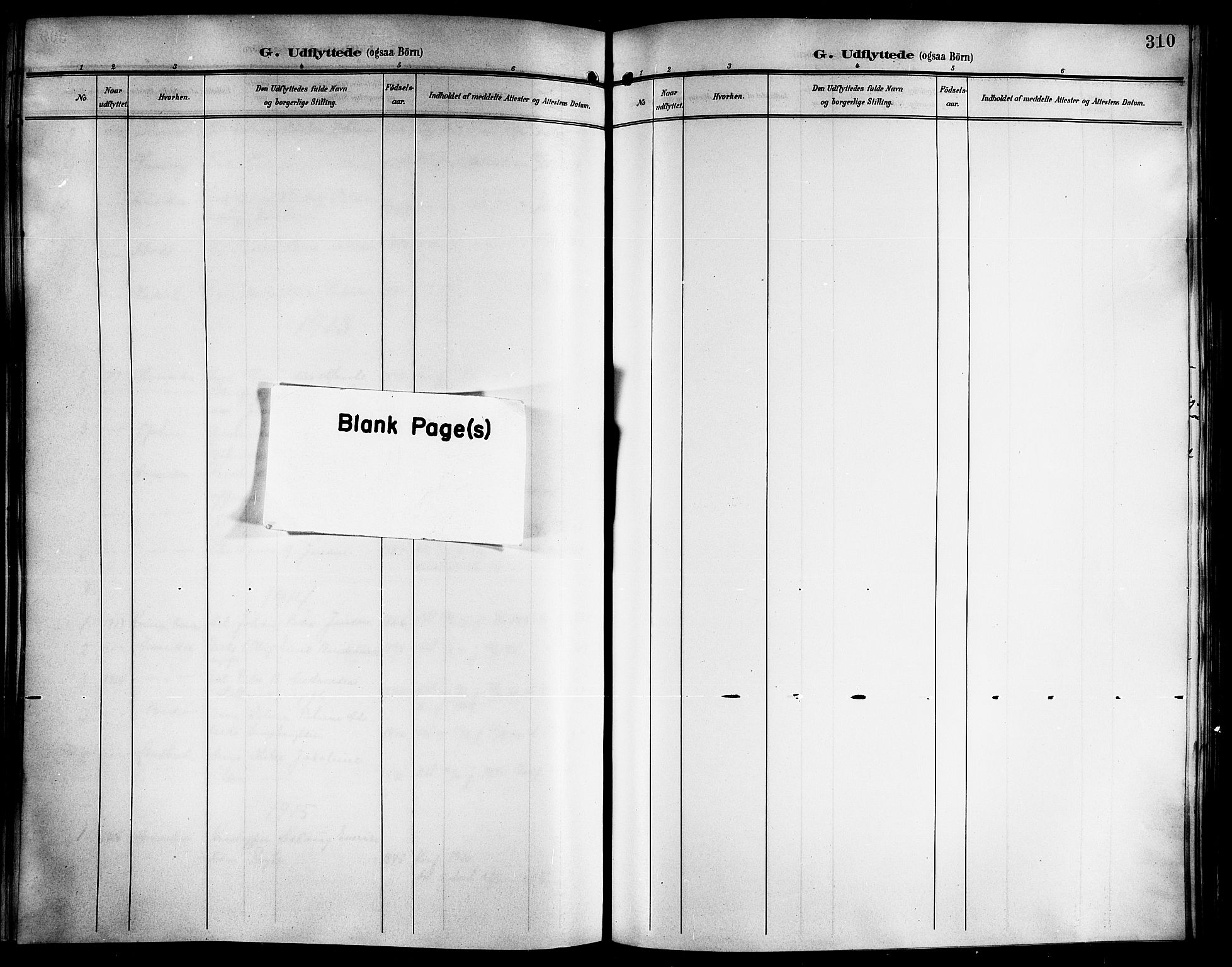 Ministerialprotokoller, klokkerbøker og fødselsregistre - Nordland, AV/SAT-A-1459/861/L0877: Klokkerbok nr. 861C03, 1903-1919, s. 310