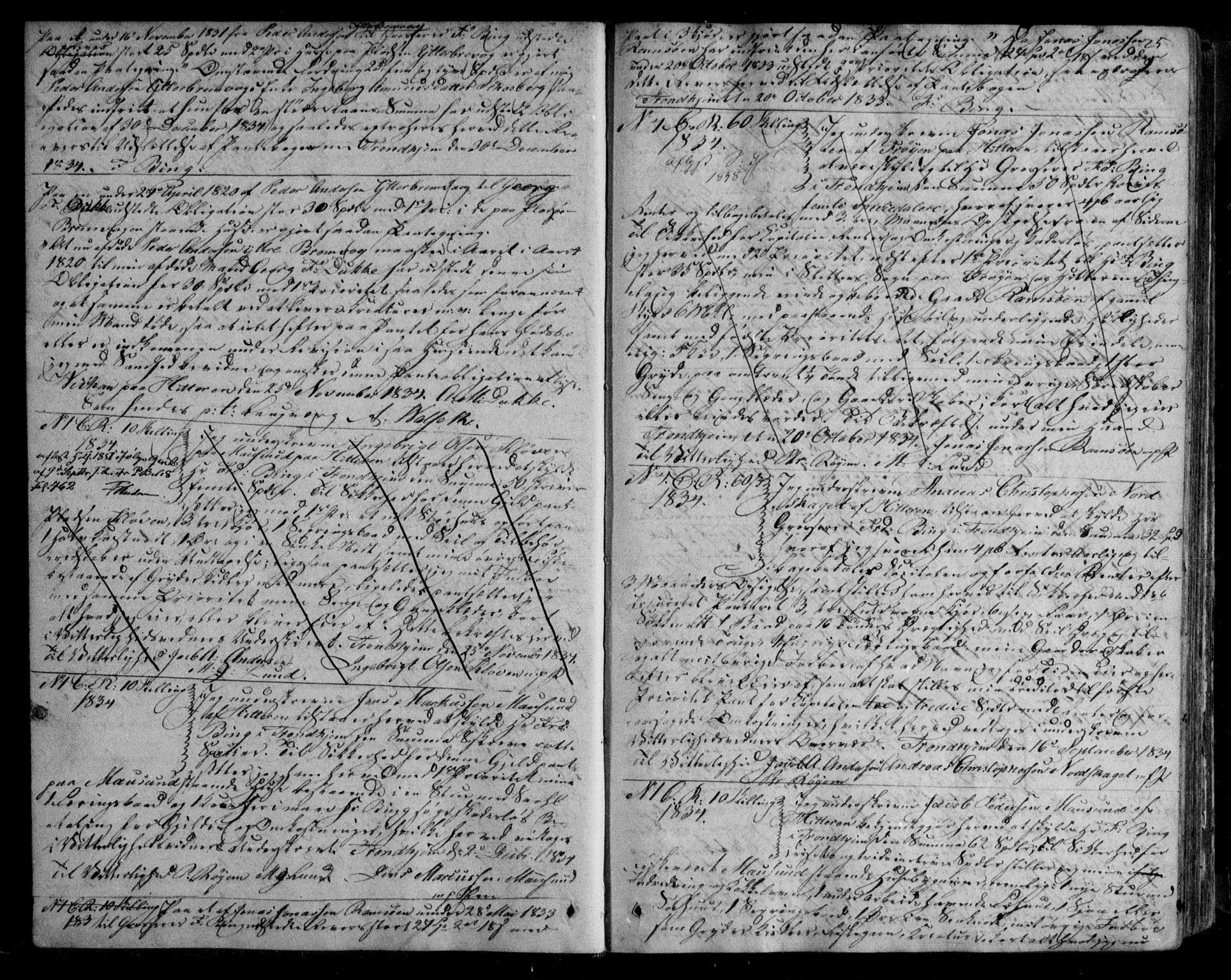 Fosen sorenskriveri, SAT/A-1107/1/2/2C/L0009: Pantebok nr. 6, 1834-1842, s. 25