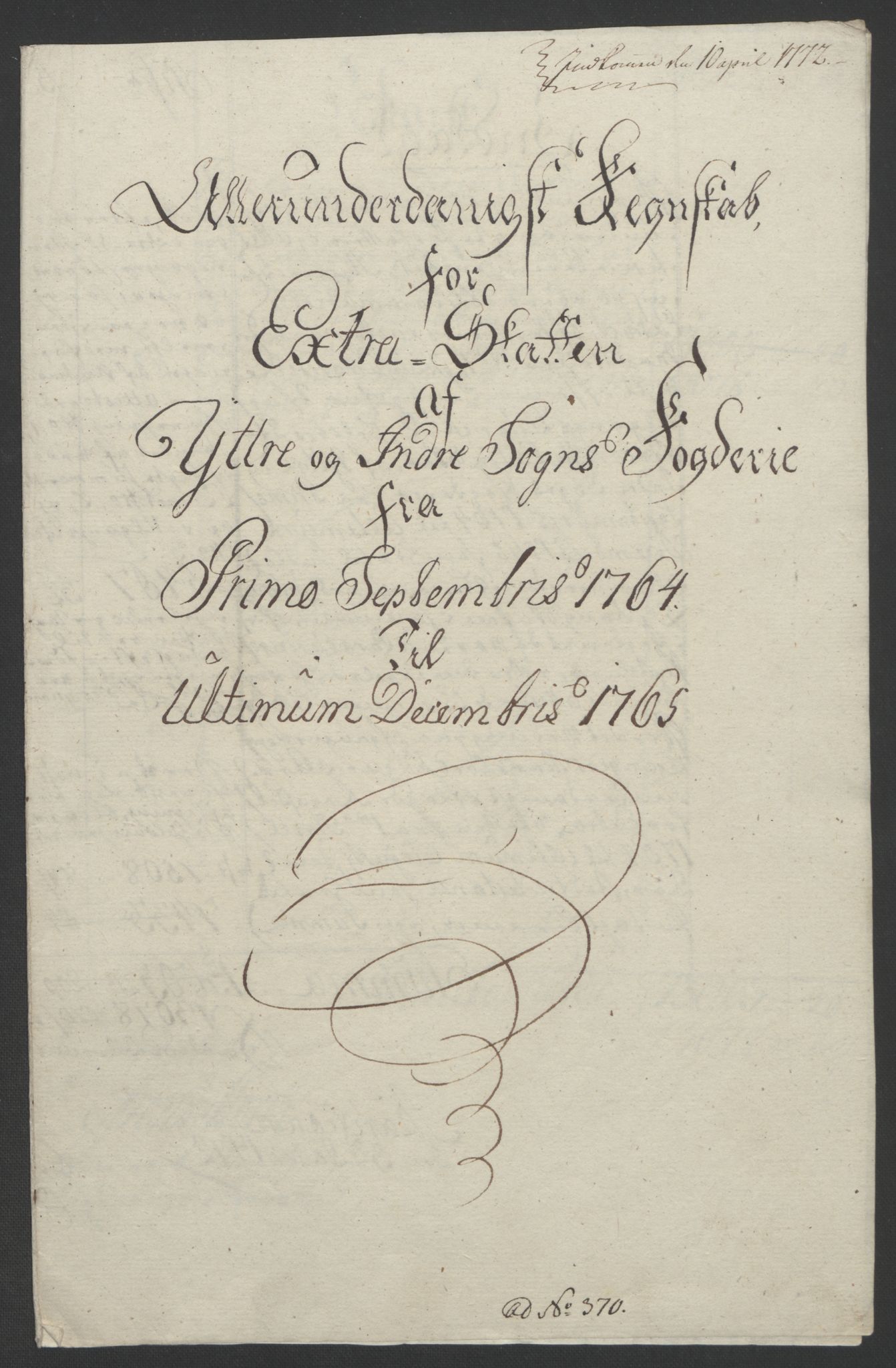 Rentekammeret inntil 1814, Realistisk ordnet avdeling, RA/EA-4070/Ol/L0018: [Gg 10]: Ekstraskatten, 23.09.1762. Sogn, 1762-1772, s. 113