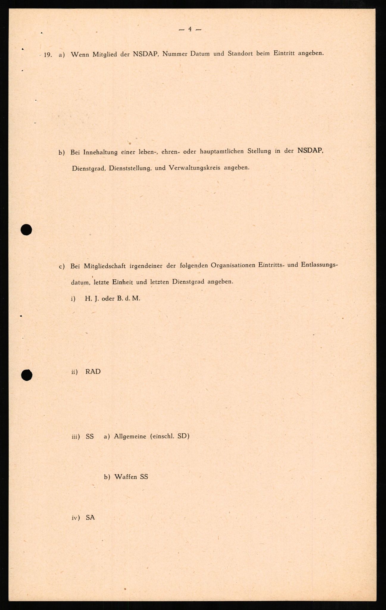 Forsvaret, Forsvarets overkommando II, RA/RAFA-3915/D/Db/L0009: CI Questionaires. Tyske okkupasjonsstyrker i Norge. Tyskere., 1945-1946, s. 408