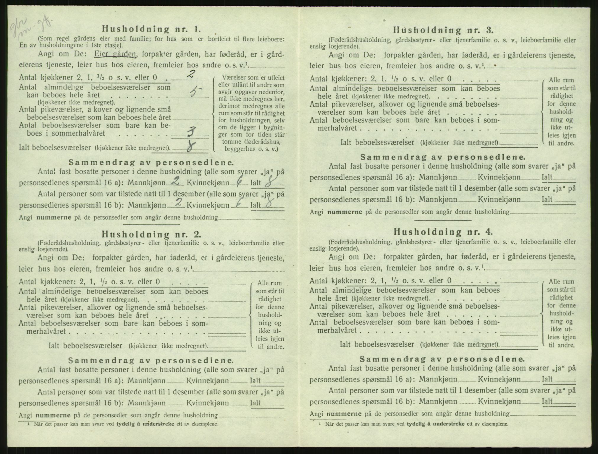 SAT, Folketelling 1920 for 1569 Aure herred, 1920, s. 169