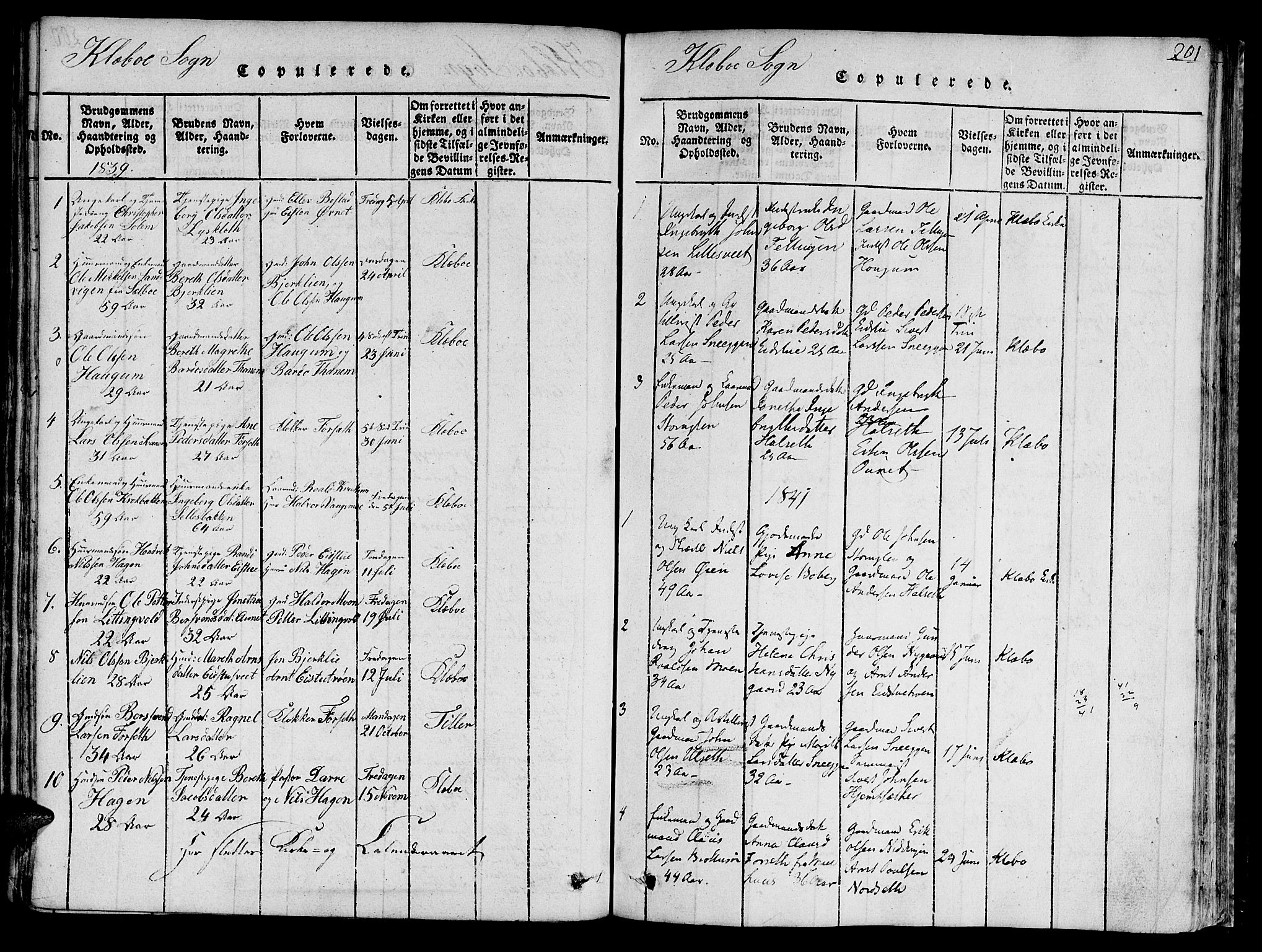 Ministerialprotokoller, klokkerbøker og fødselsregistre - Sør-Trøndelag, AV/SAT-A-1456/618/L0439: Ministerialbok nr. 618A04 /1, 1816-1843, s. 201