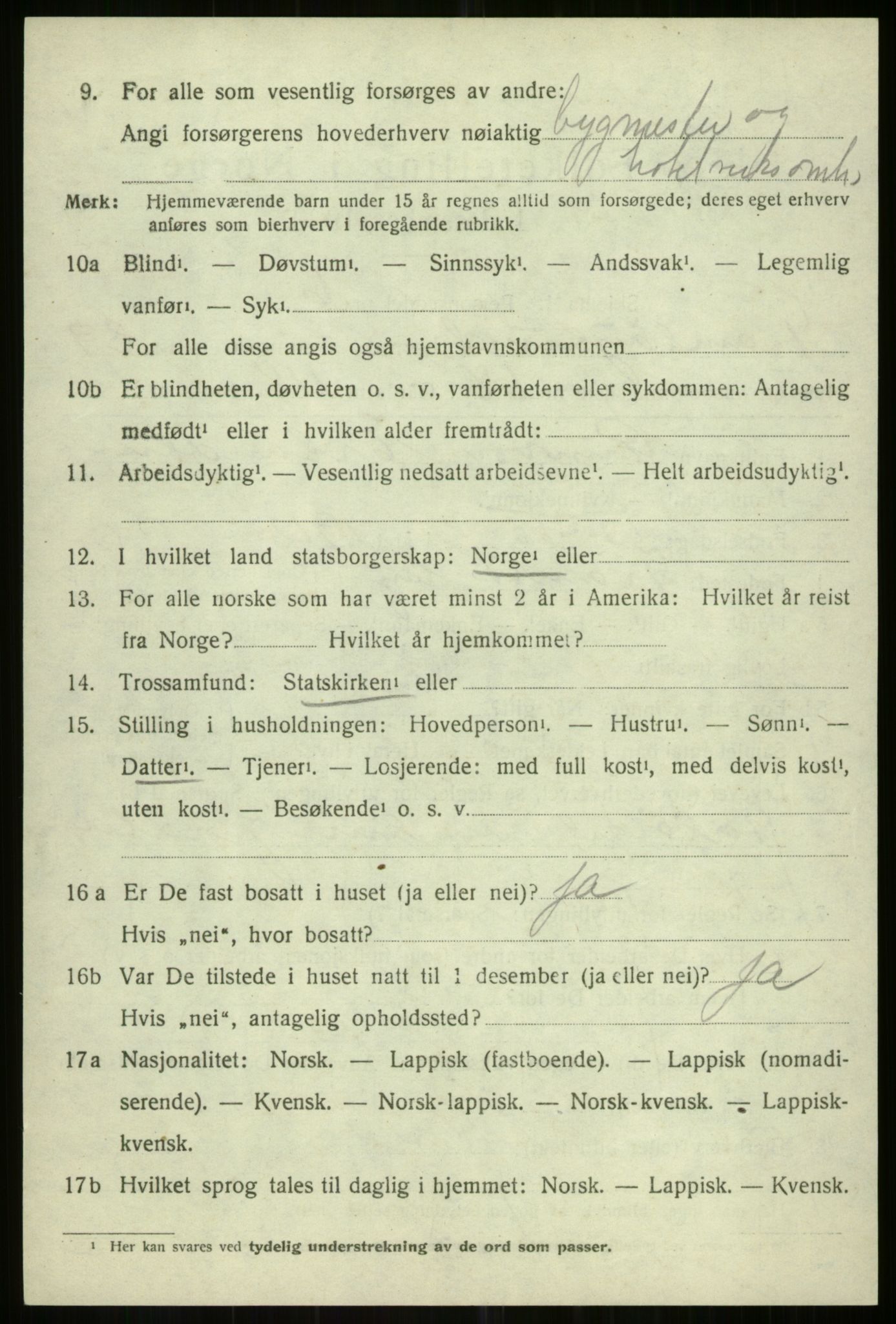 SATØ, Folketelling 1920 for 1934 Tromsøysund herred, 1920, s. 14213