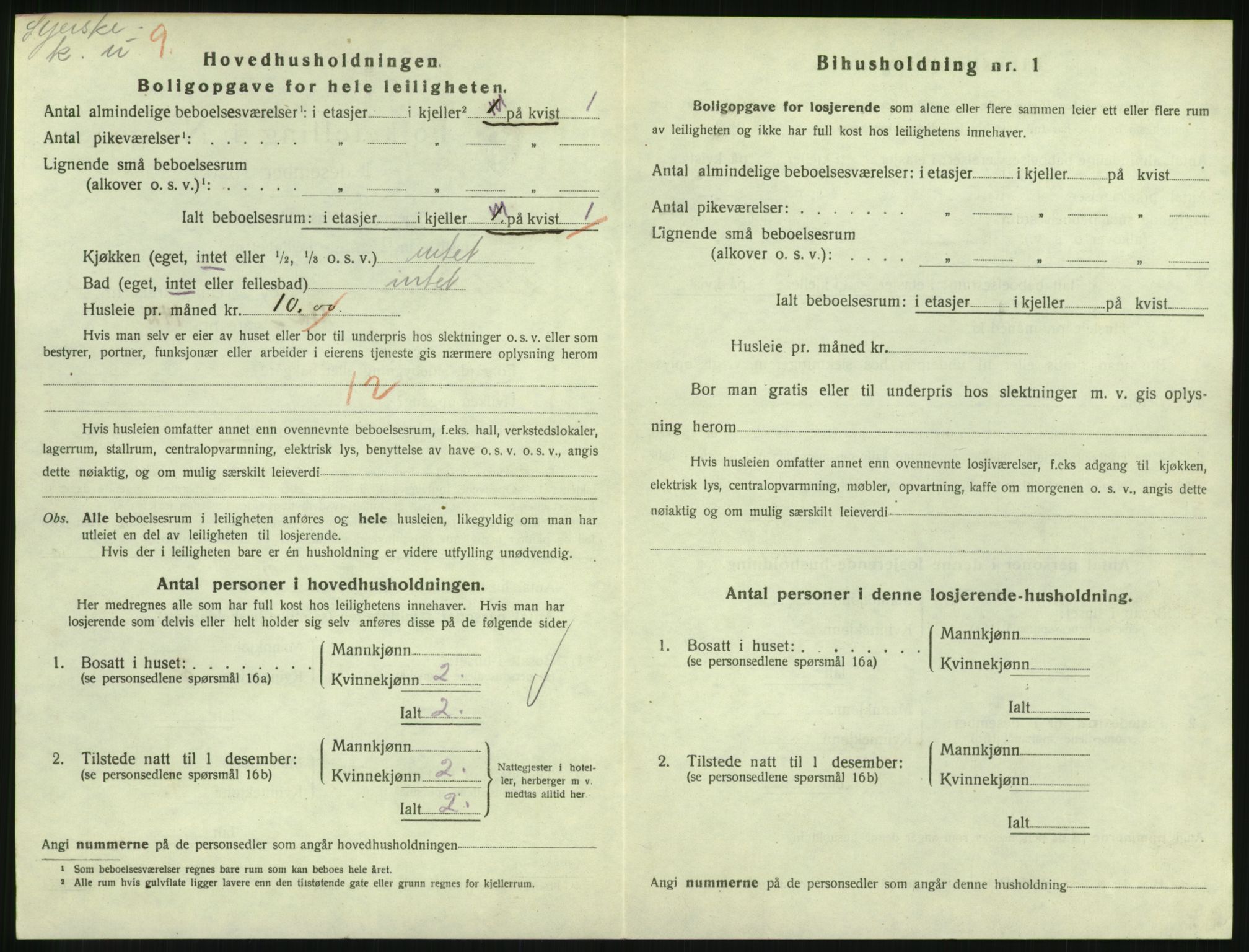 SAH, Folketelling 1920 for 0501 Lillehammer kjøpstad, 1920, s. 3067