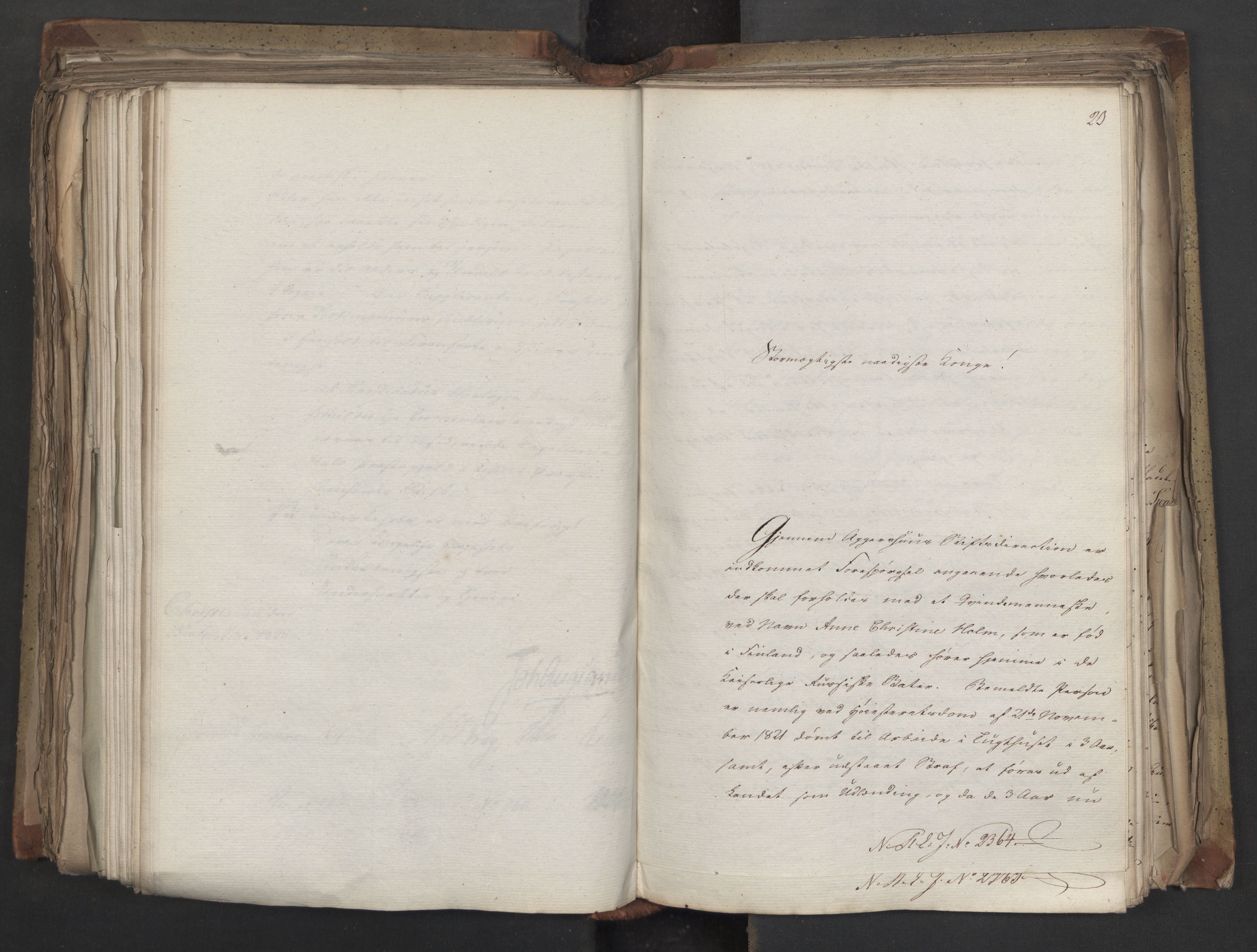 Statsrådsavdelingen i Stockholm, AV/RA-S-1003/D/Da/L0041: Regjeringsinnstillinger nr. 2204-2466, 1825, s. 446