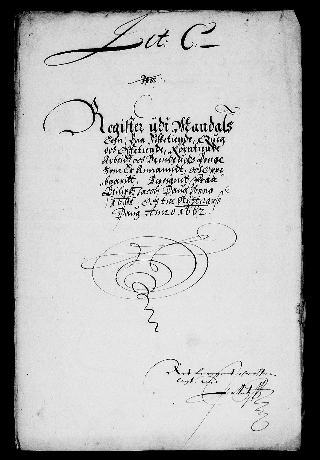 Rentekammeret inntil 1814, Reviderte regnskaper, Lensregnskaper, AV/RA-EA-5023/R/Rb/Rbq/L0050: Nedenes len. Mandals len. Råbyggelag., 1660-1661