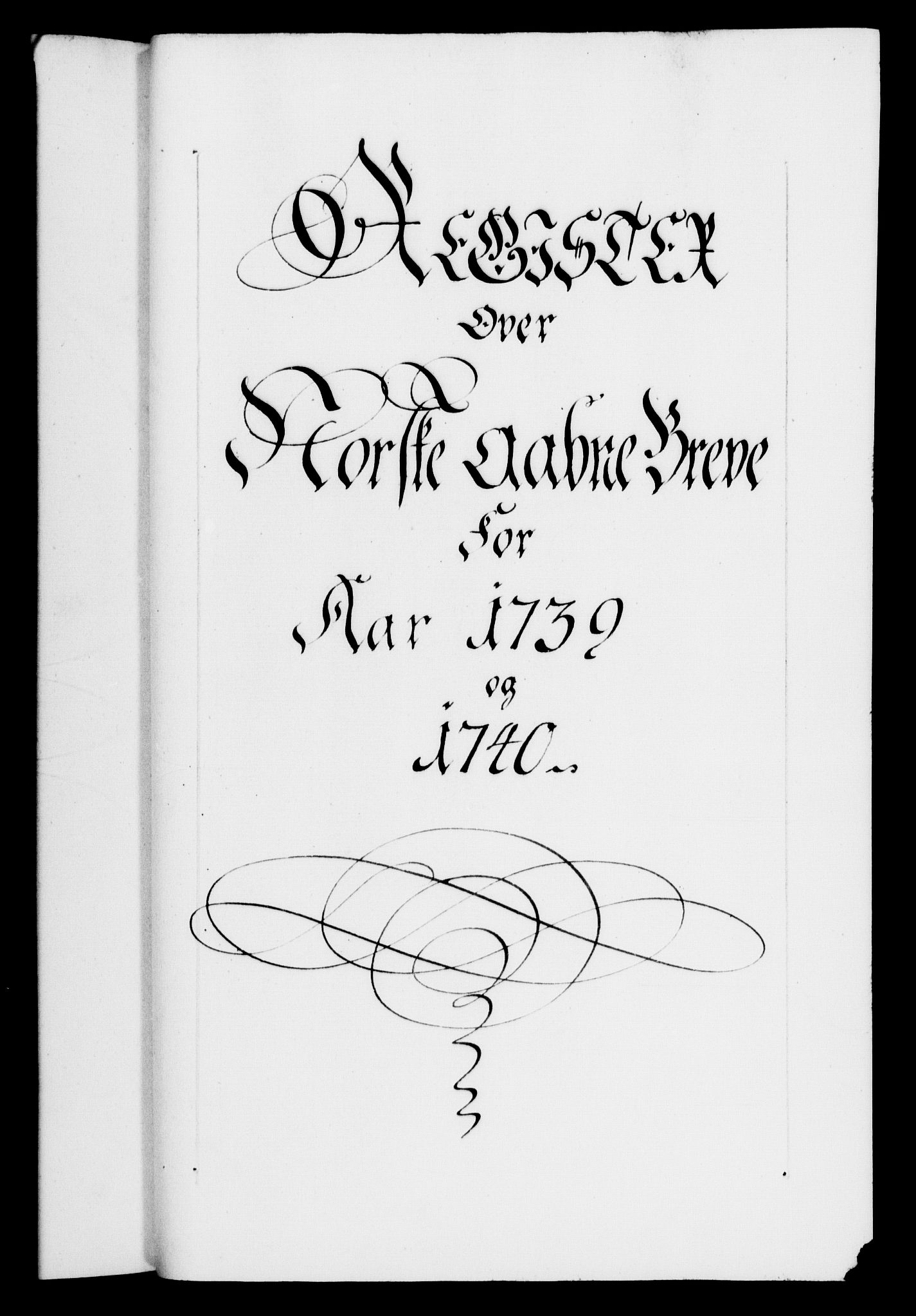 Danske Kanselli 1572-1799, AV/RA-EA-3023/F/Fc/Fca/Fcaa/L0031: Norske registre, 1739-1740