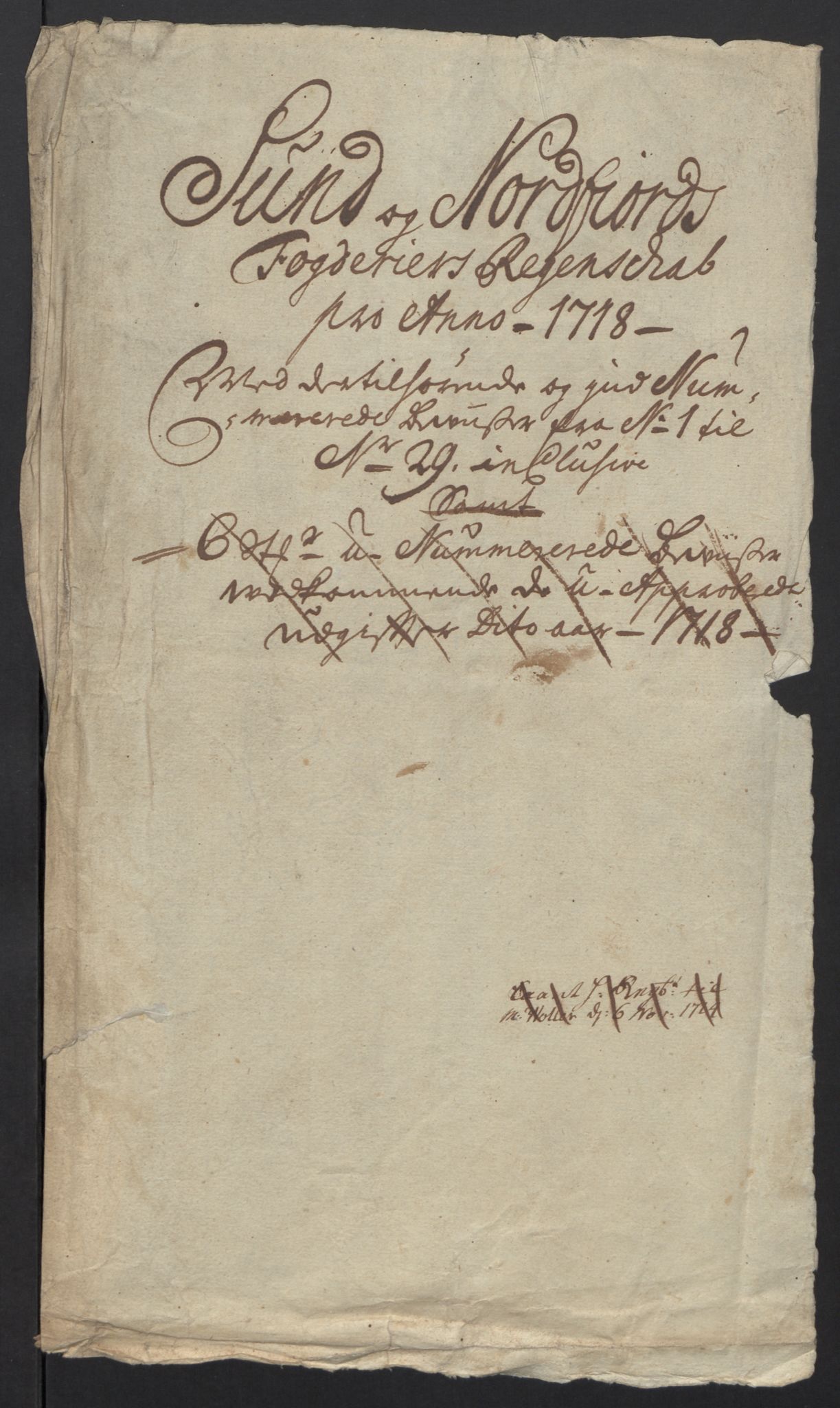 Rentekammeret inntil 1814, Reviderte regnskaper, Fogderegnskap, AV/RA-EA-4092/R53/L3441: Fogderegnskap Sunn- og Nordfjord, 1717-1718, s. 273