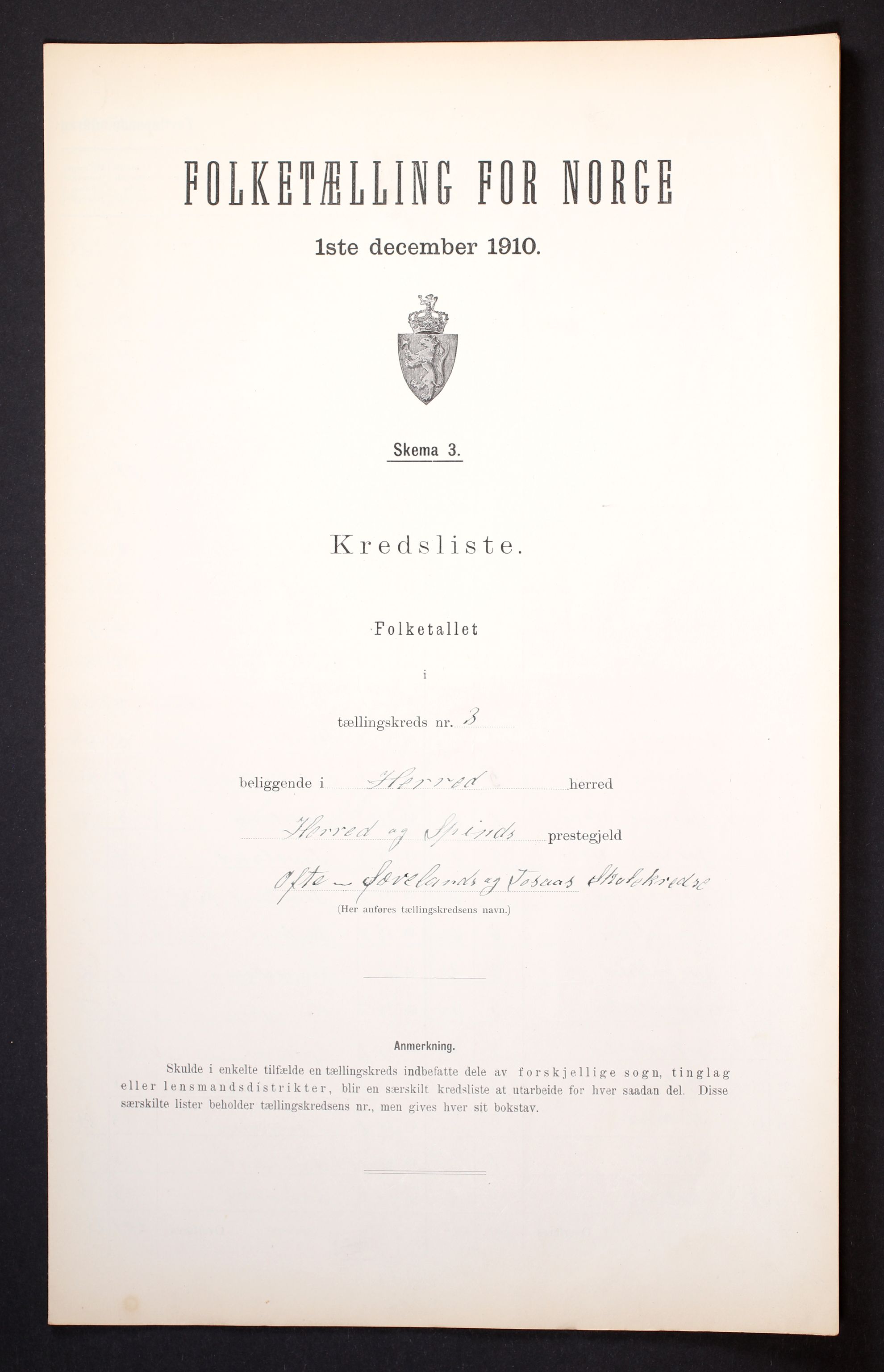 RA, Folketelling 1910 for 1039 Herad herred, 1910, s. 10