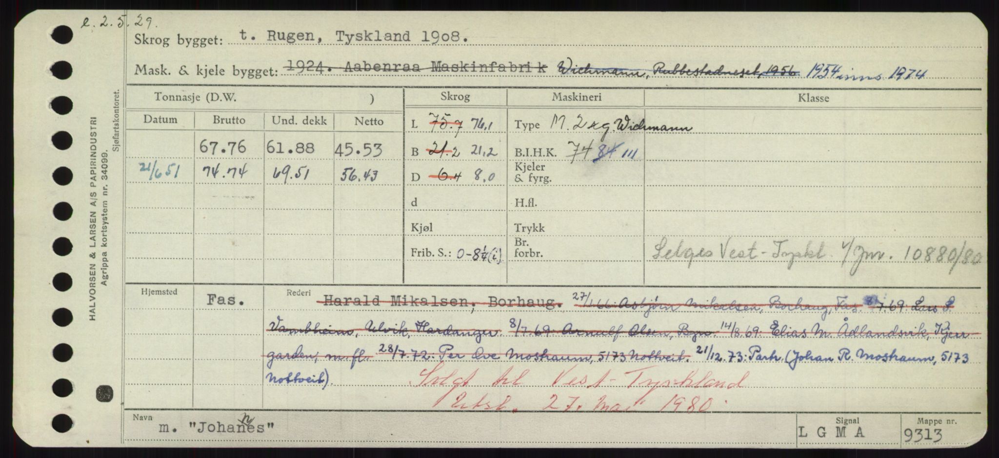 Sjøfartsdirektoratet med forløpere, Skipsmålingen, AV/RA-S-1627/H/Hd/L0019: Fartøy, J, s. 469