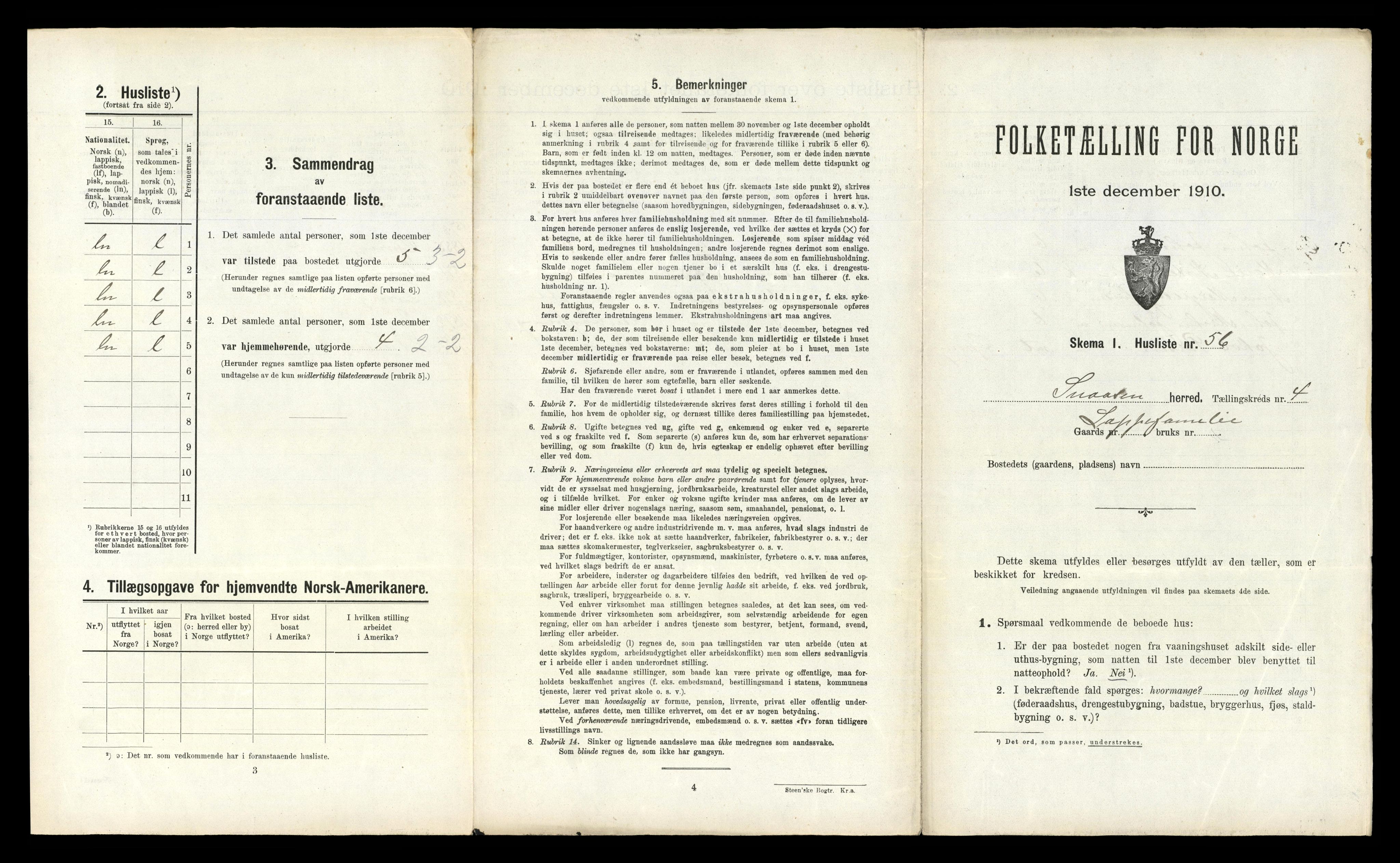 RA, Folketelling 1910 for 1736 Snåsa herred, 1910, s. 538