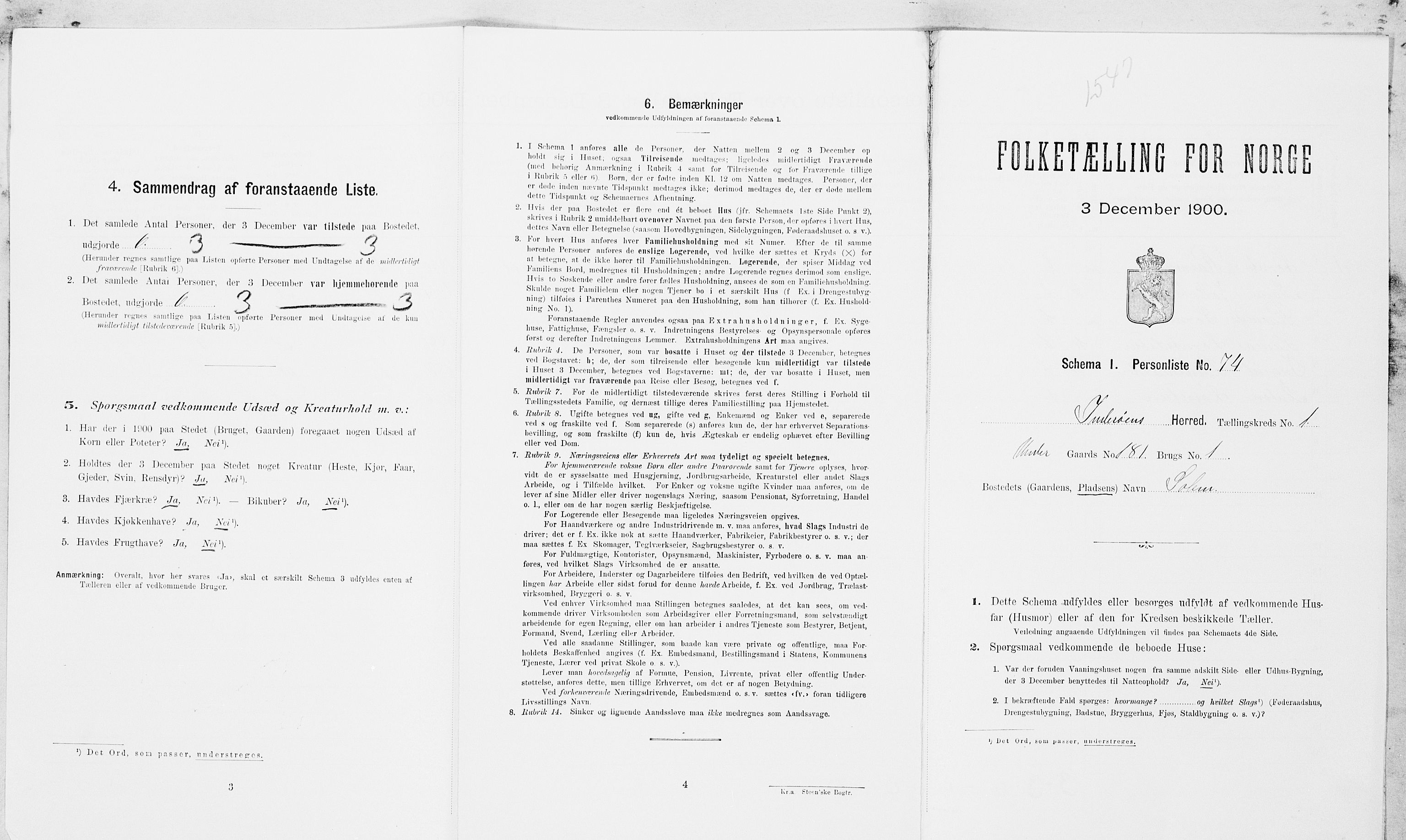 SAT, Folketelling 1900 for 1729 Inderøy herred, 1900, s. 254