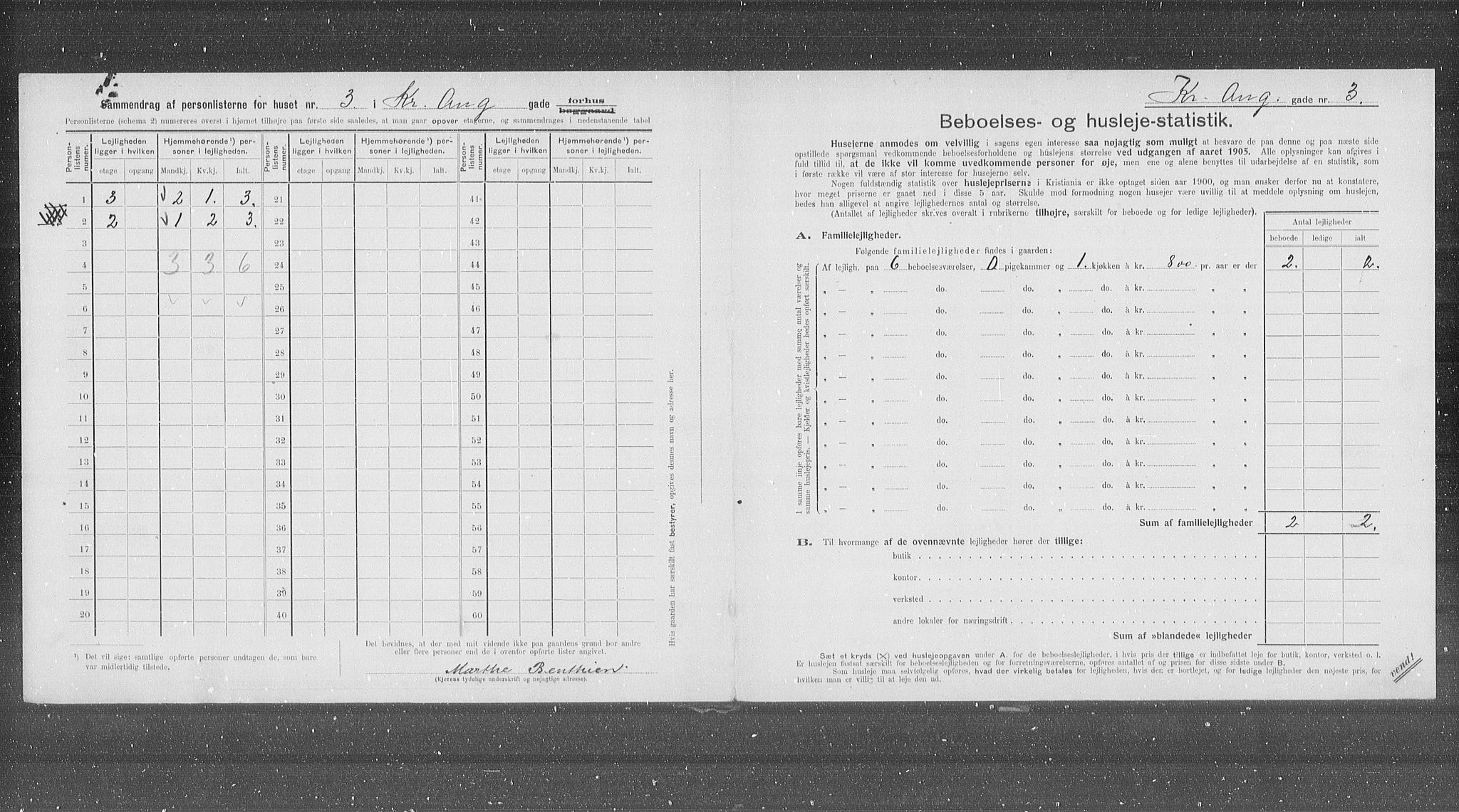 OBA, Kommunal folketelling 31.12.1905 for Kristiania kjøpstad, 1905, s. 28464