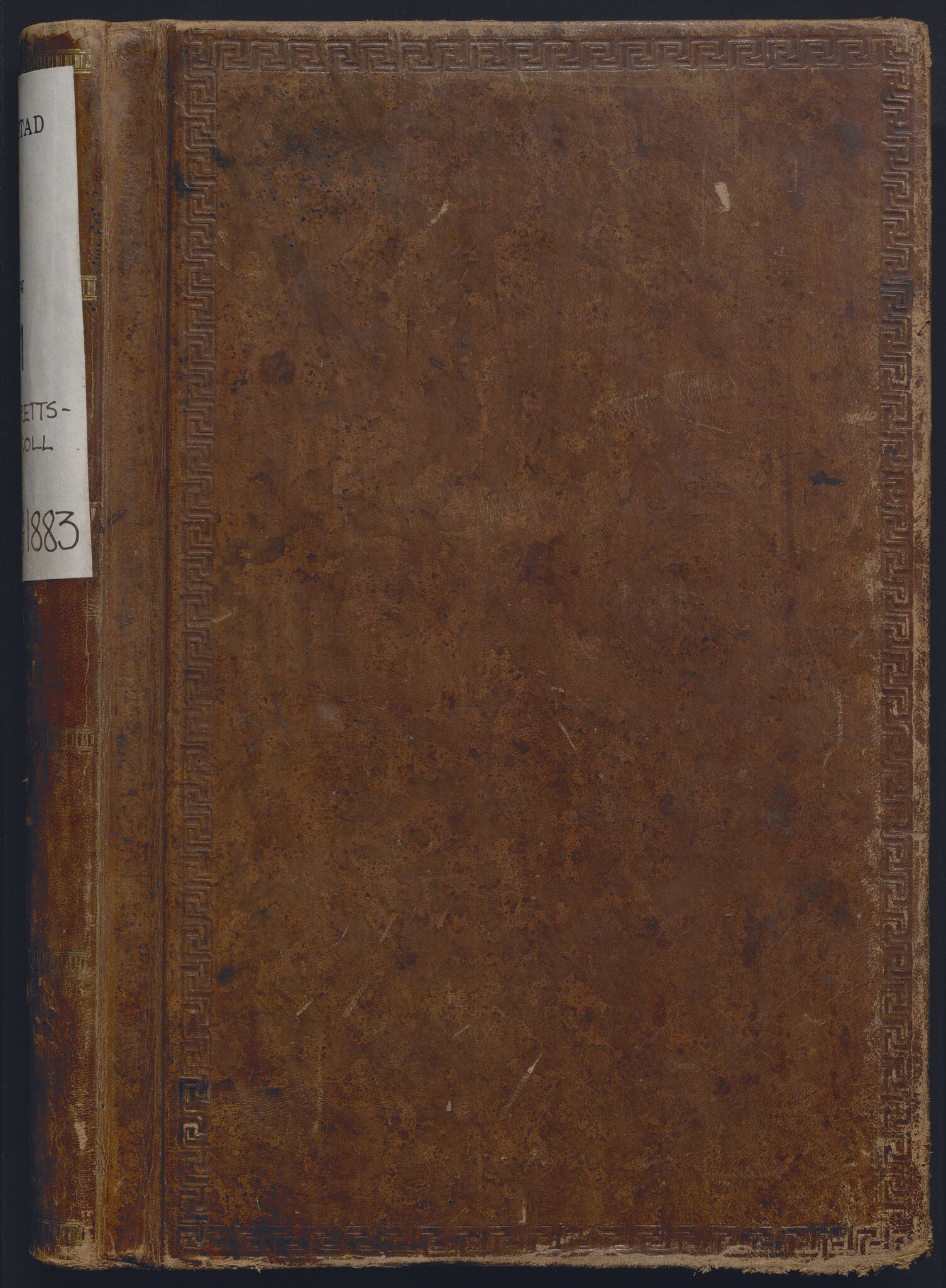 Fredrikstad byfogd, AV/SAO-A-10473a/F/Fc/Fcb/L0001: Ekstrarettsprotokoll, 1876-1883