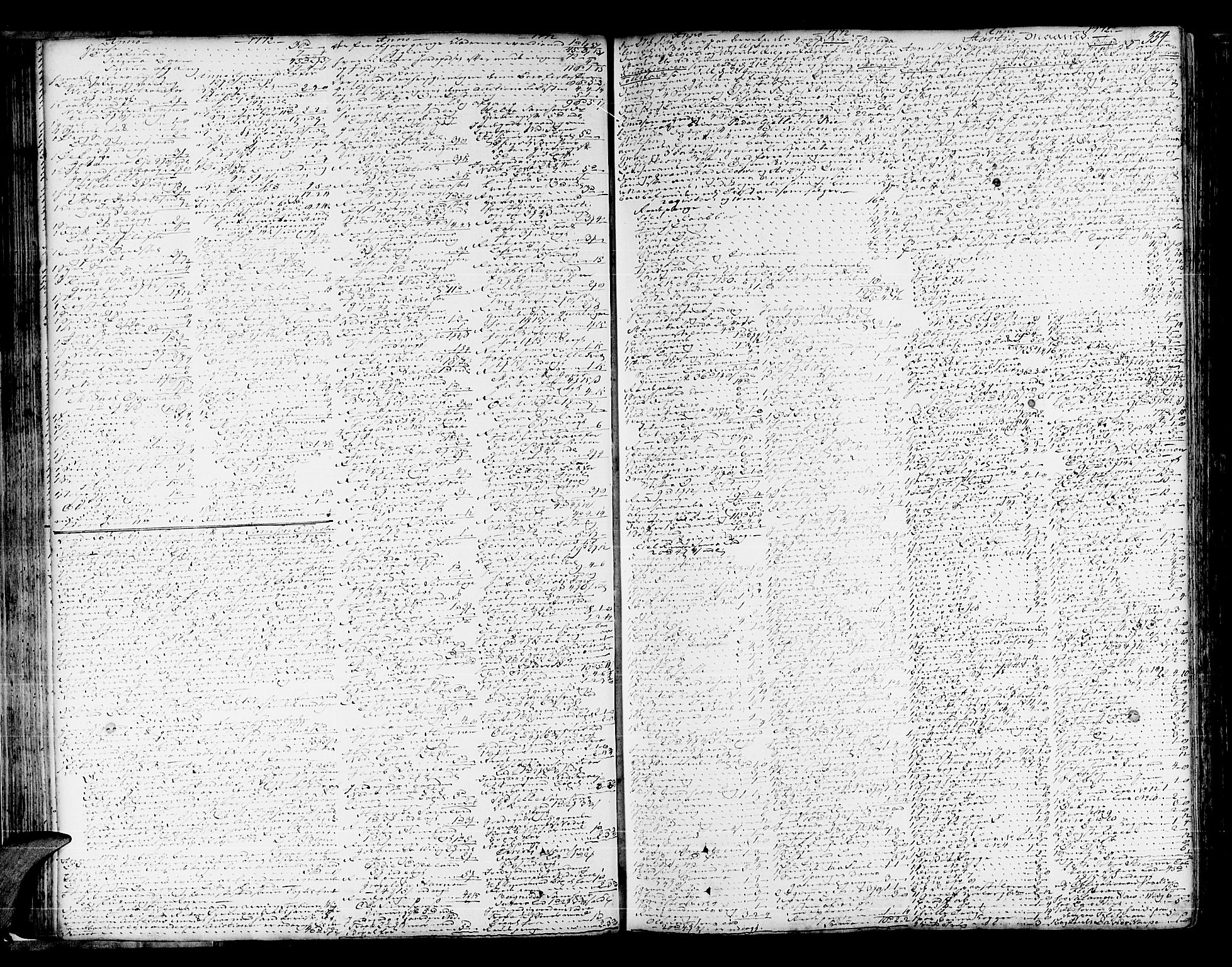 Hardanger og Voss sorenskriveri, SAB/A-2501/4/4A/4Ac/L0007b: Skifterettsprotokoll for sorenskriveriet, 1769-1779, s. 353b-354a