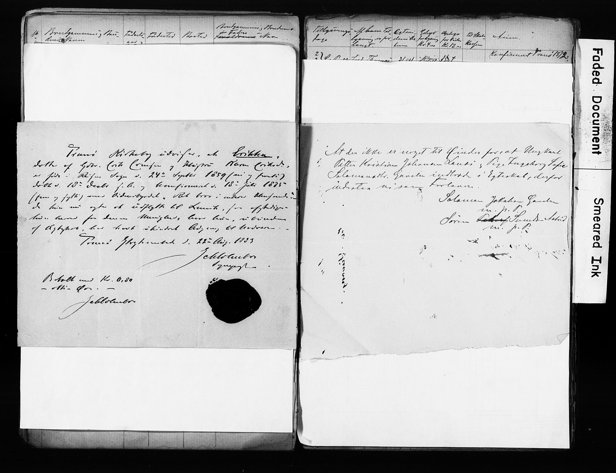 Lenvik sokneprestembete, AV/SATØ-S-1310/I/Ie/L0095: Lysningsprotokoll nr. 95, 1868-1890