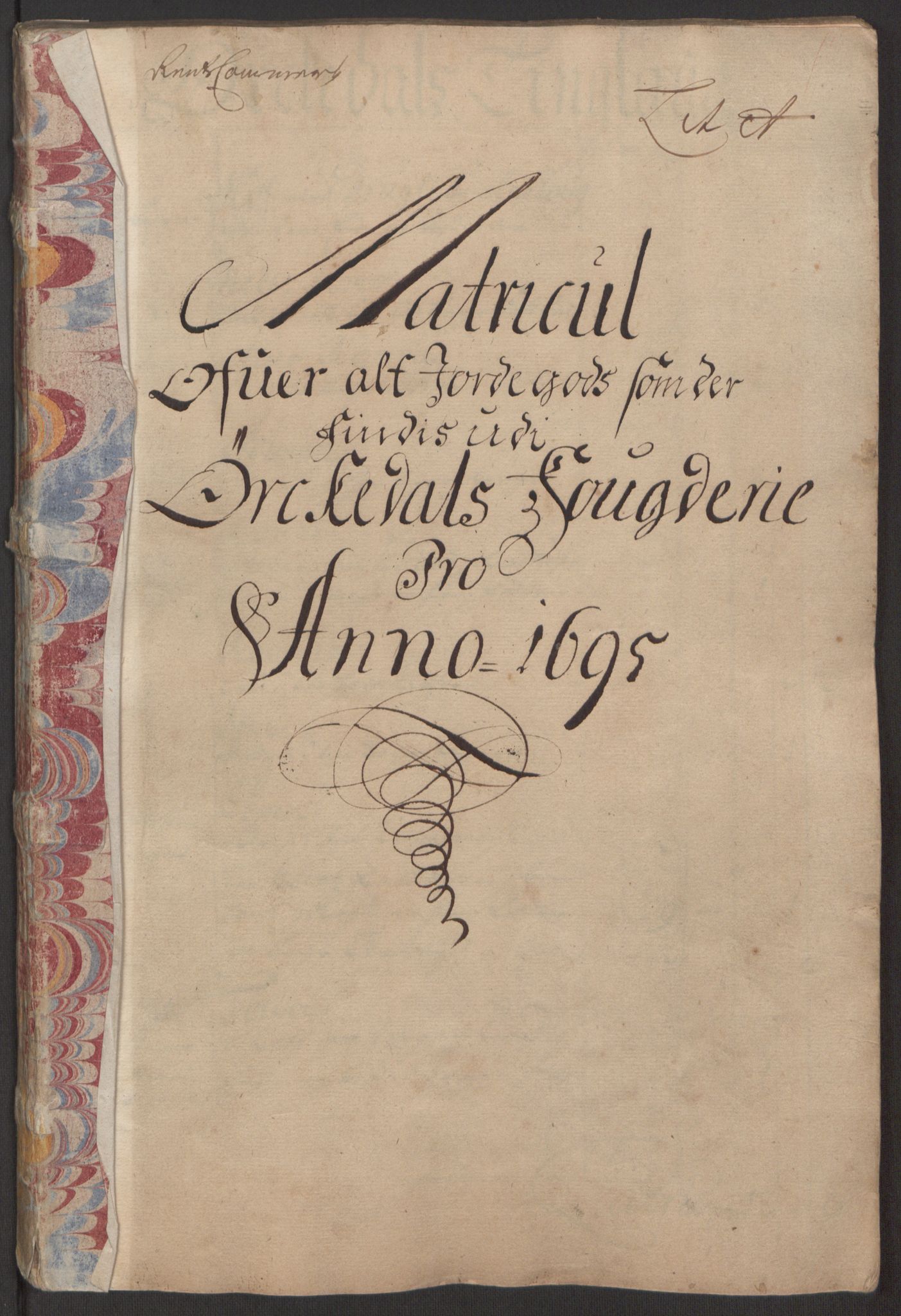 Rentekammeret inntil 1814, Reviderte regnskaper, Fogderegnskap, AV/RA-EA-4092/R60/L3945: Fogderegnskap Orkdal og Gauldal, 1695, s. 38