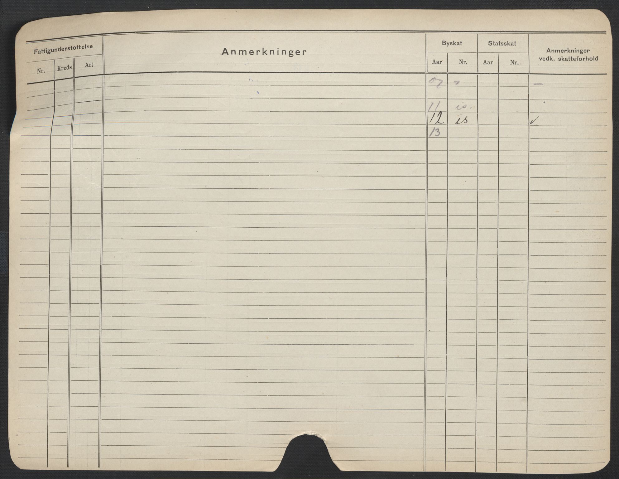 Oslo folkeregister, Registerkort, AV/SAO-A-11715/F/Fa/Fac/L0013: Kvinner, 1906-1914, s. 529b