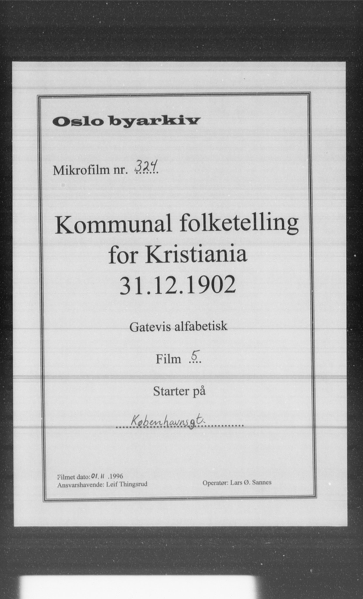 OBA, Kommunal folketelling 31.12.1902 for Kristiania kjøpstad, 1902, s. 13191